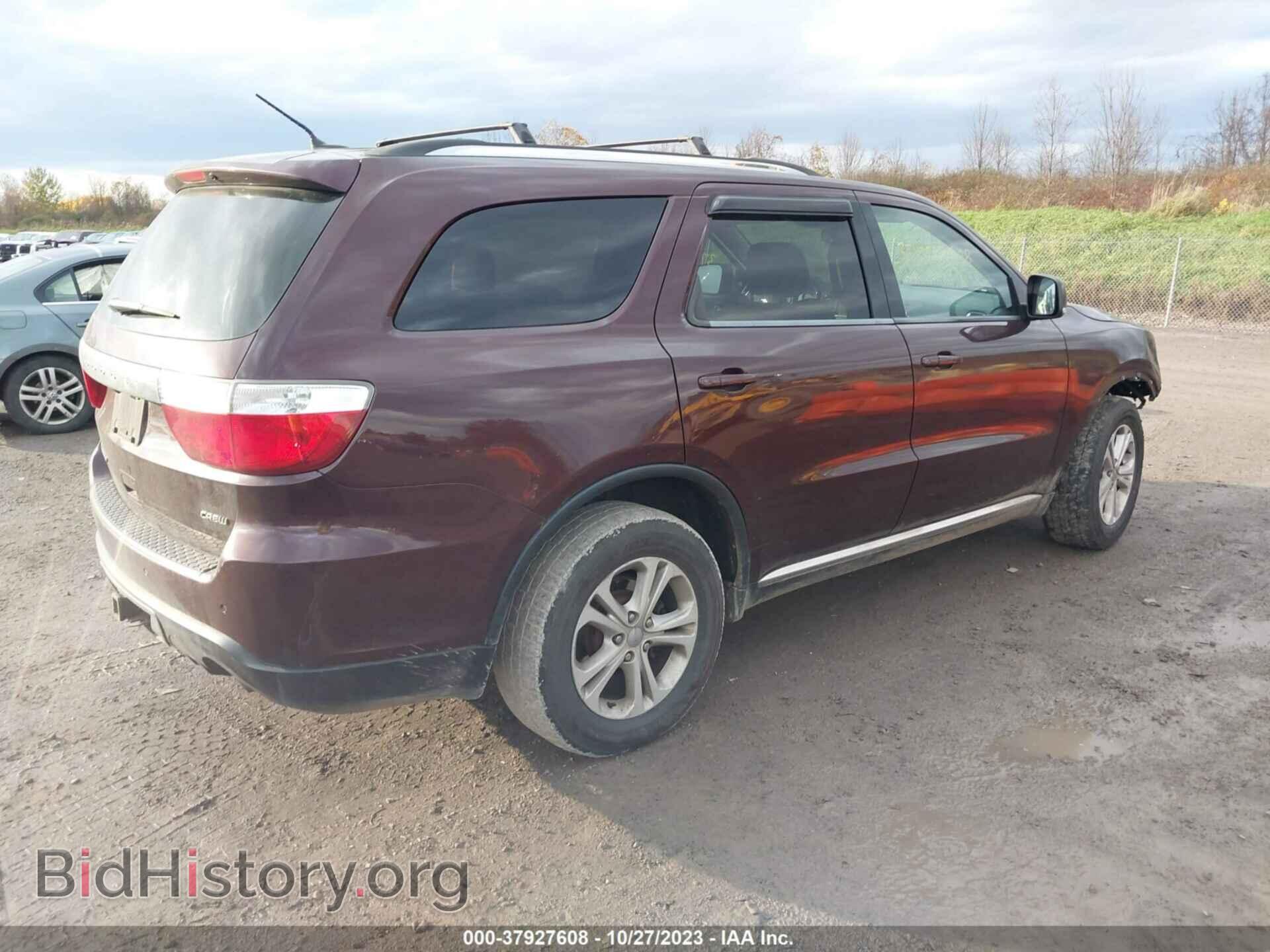 2012 DODGE DURANGO - VIN: 1C4RDJDG9CC336497 - Фото 4