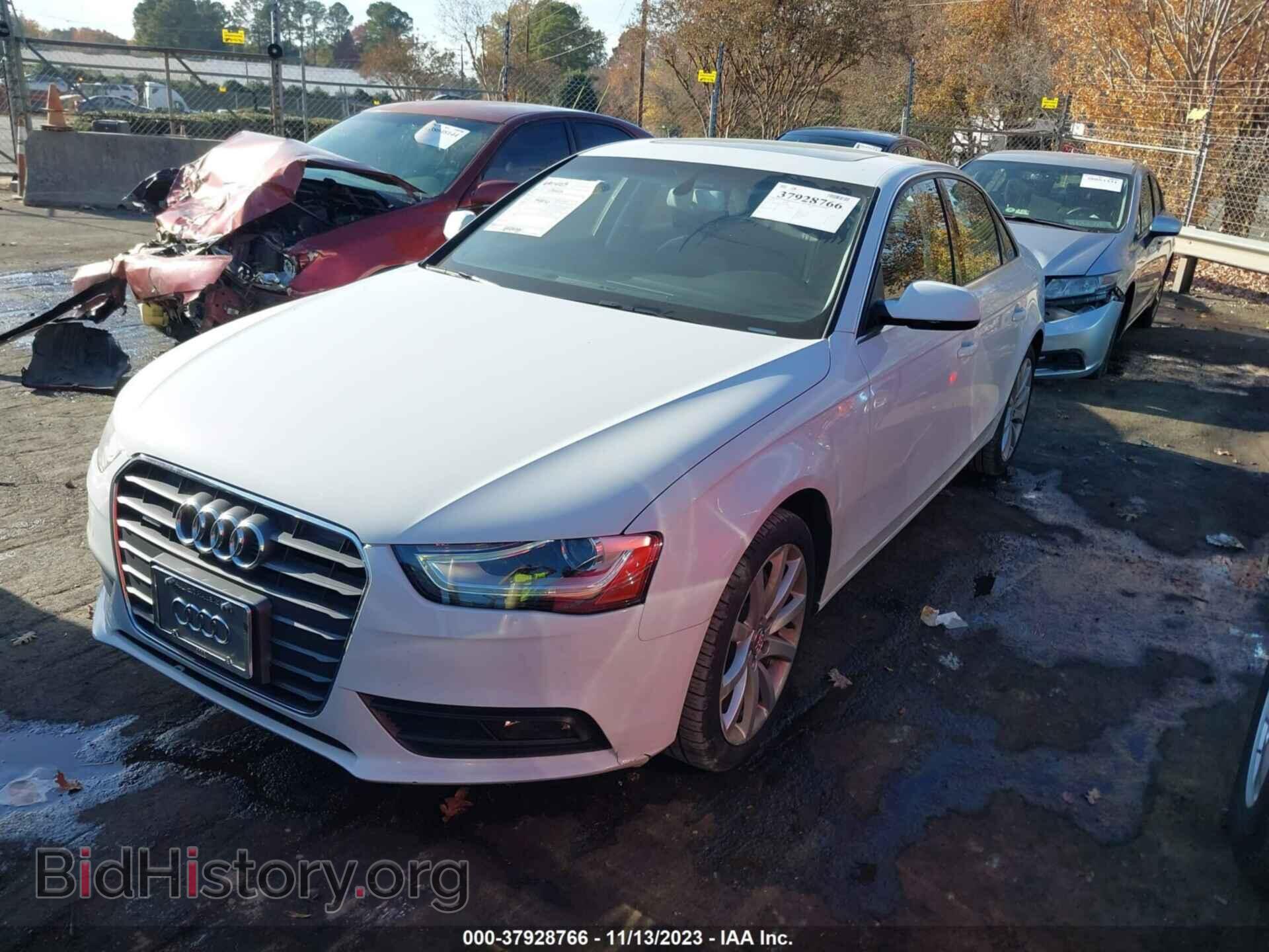 2013 AUDI A4 - VIN: WAUFFAFL2DN045723 - Фото 2