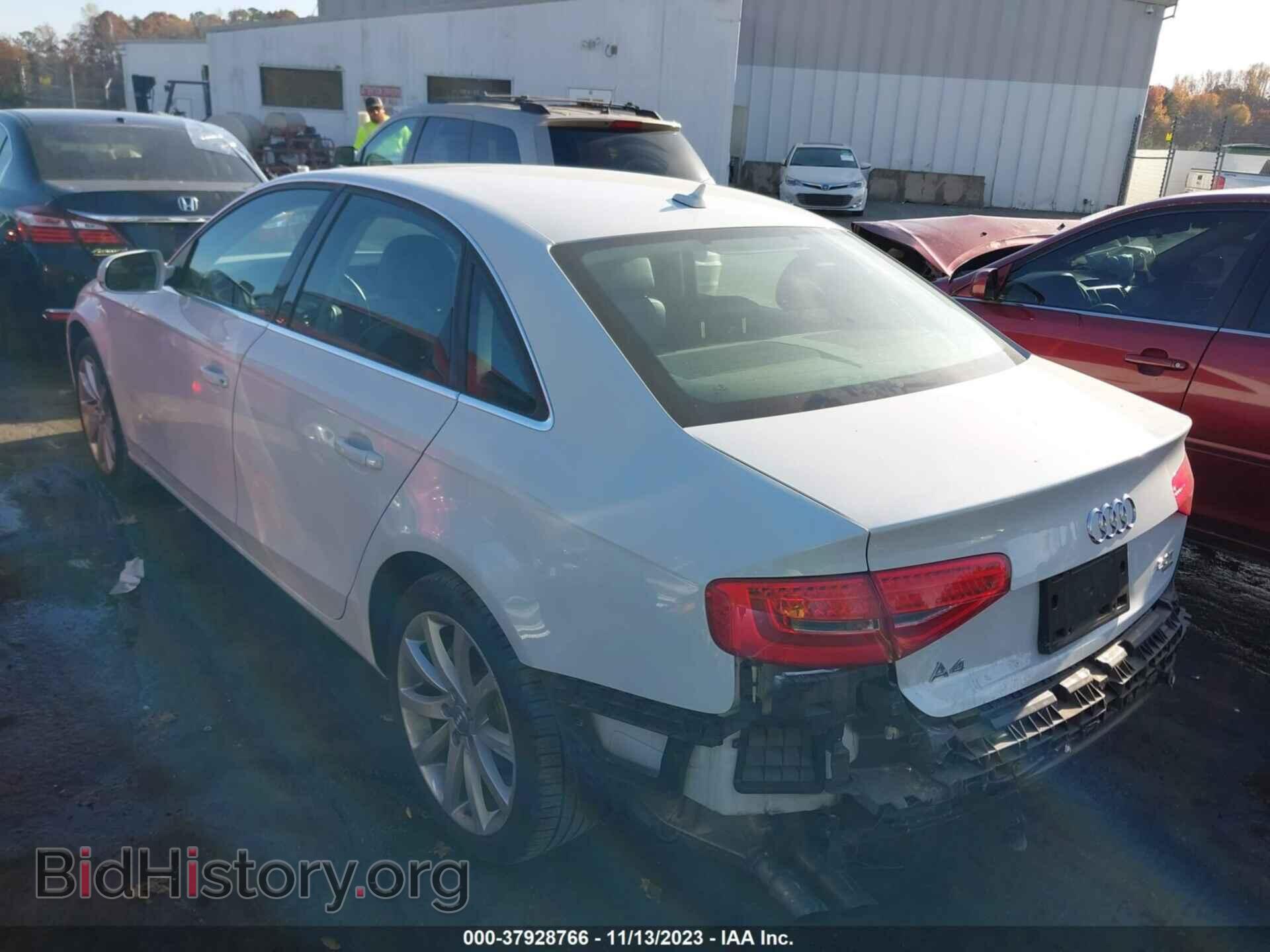 2013 AUDI A4 - VIN: WAUFFAFL2DN045723 - Фото 3
