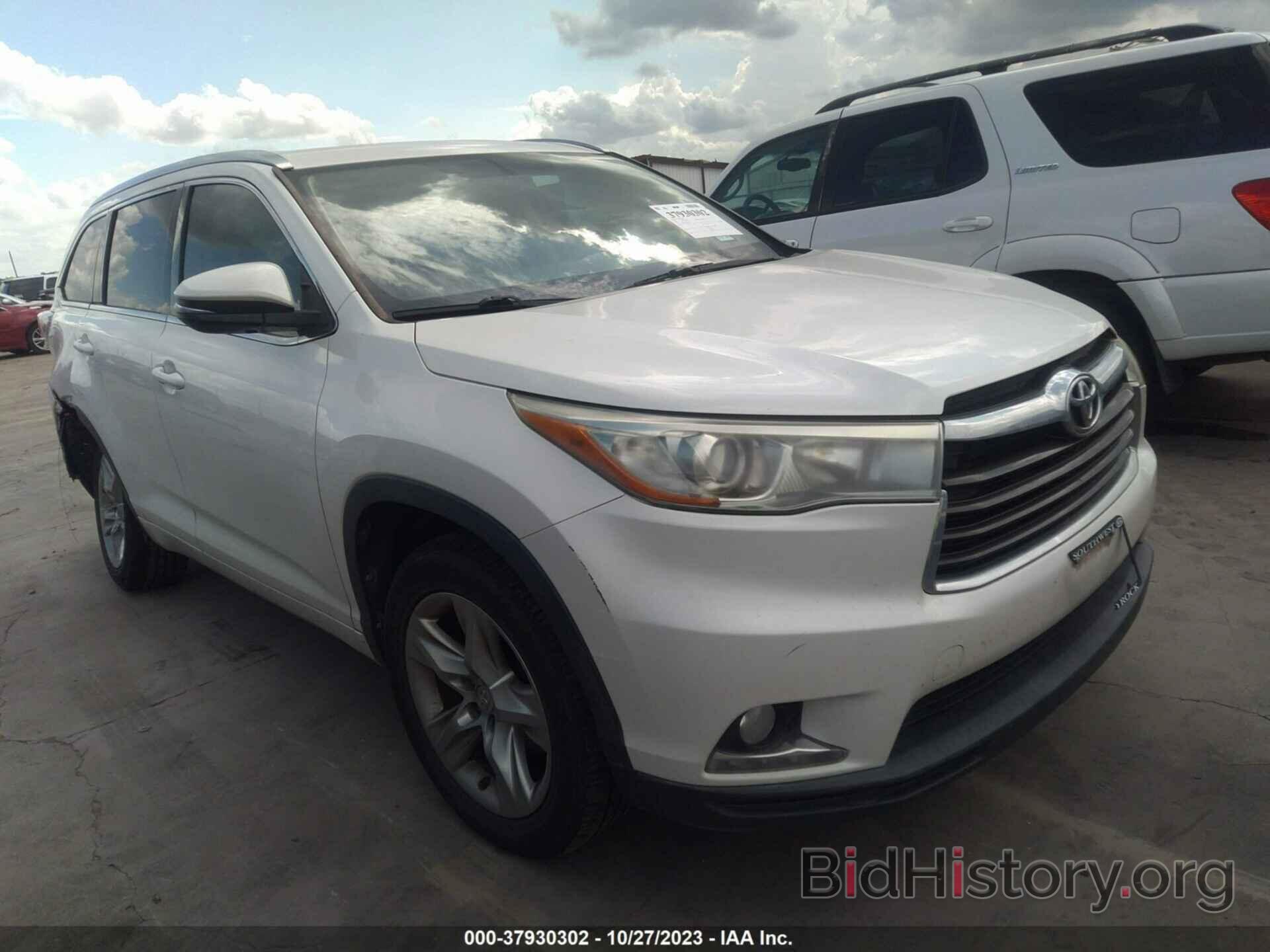 Photo 5TDYKRFH3FS047463 - TOYOTA HIGHLANDER 2015