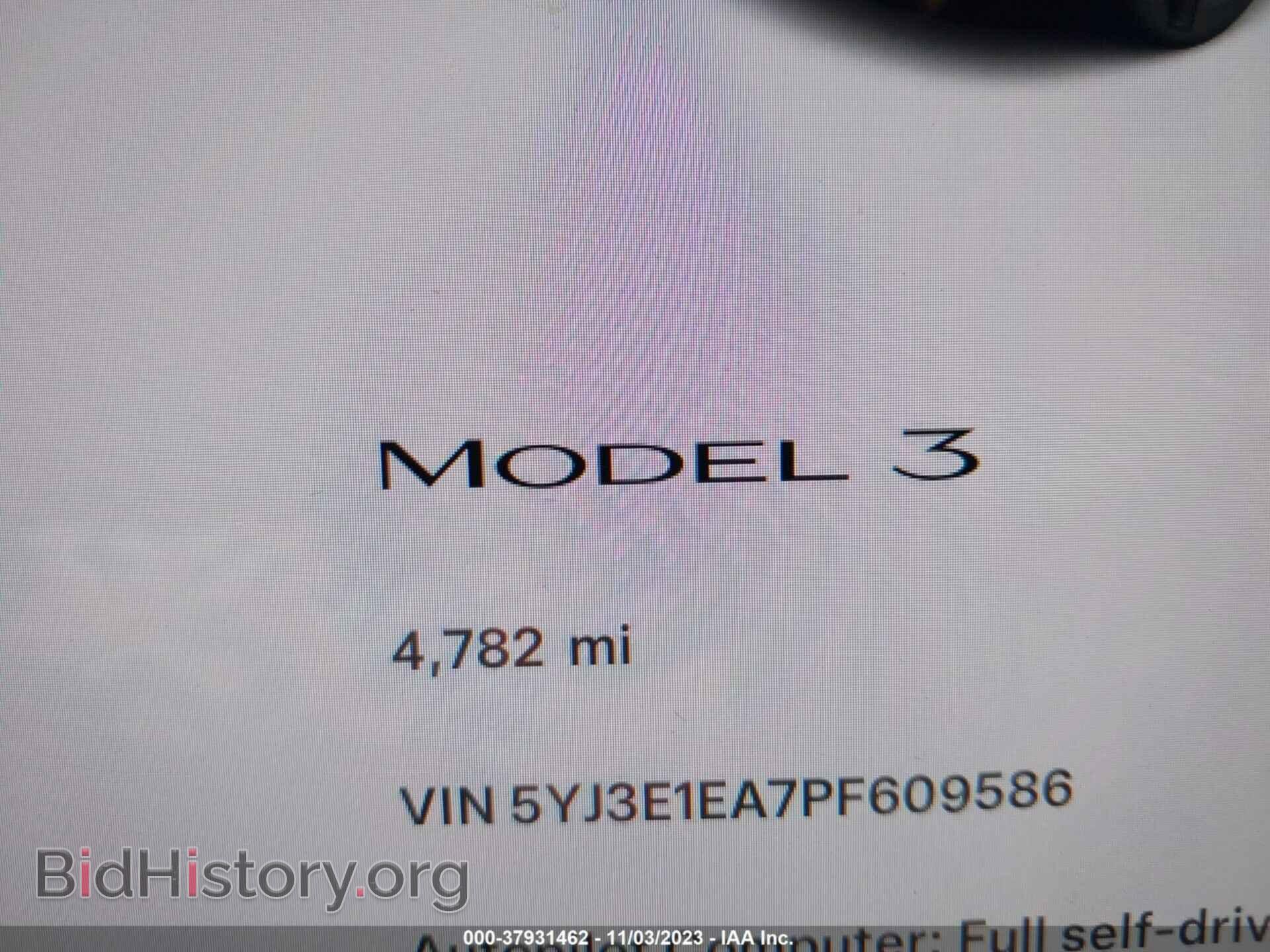 2023 TESLA MODEL 3 - VIN: 5YJ3E1EA7PF609586 - Photo 7