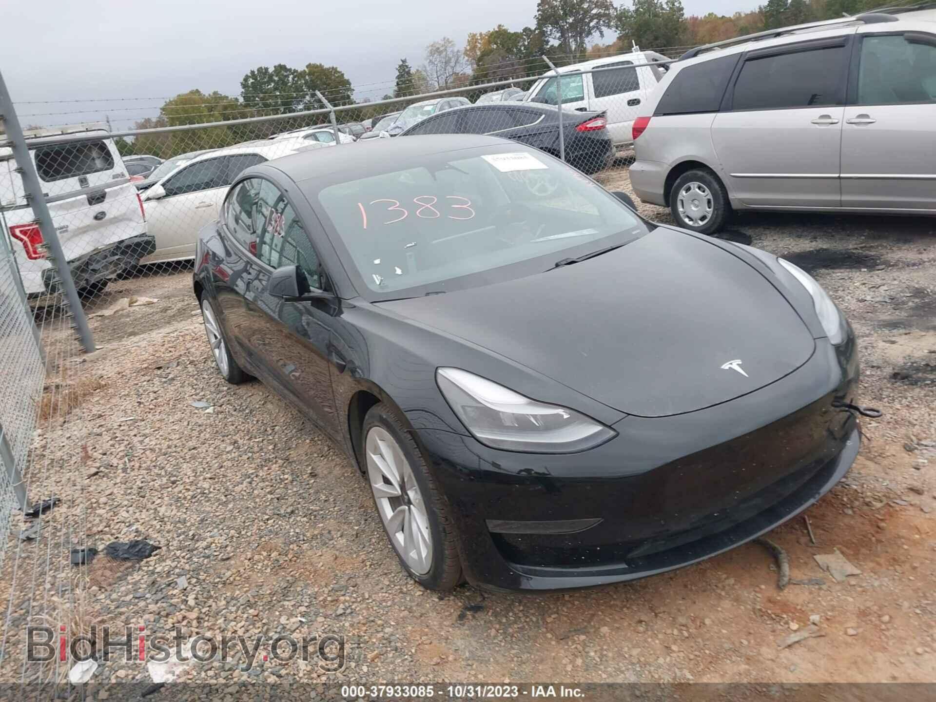 Photo 5YJ3E1EB0MF927229 - TESLA MODEL 3 2021