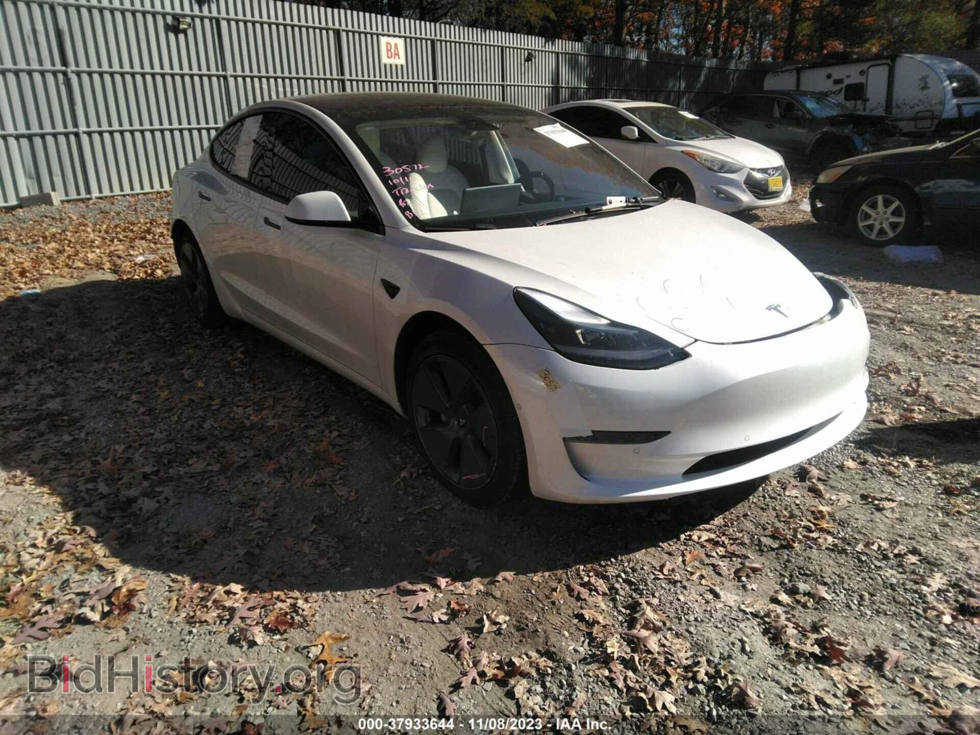 Photo 5YJ3E1EA7NF121106 - TESLA MODEL 3 2022