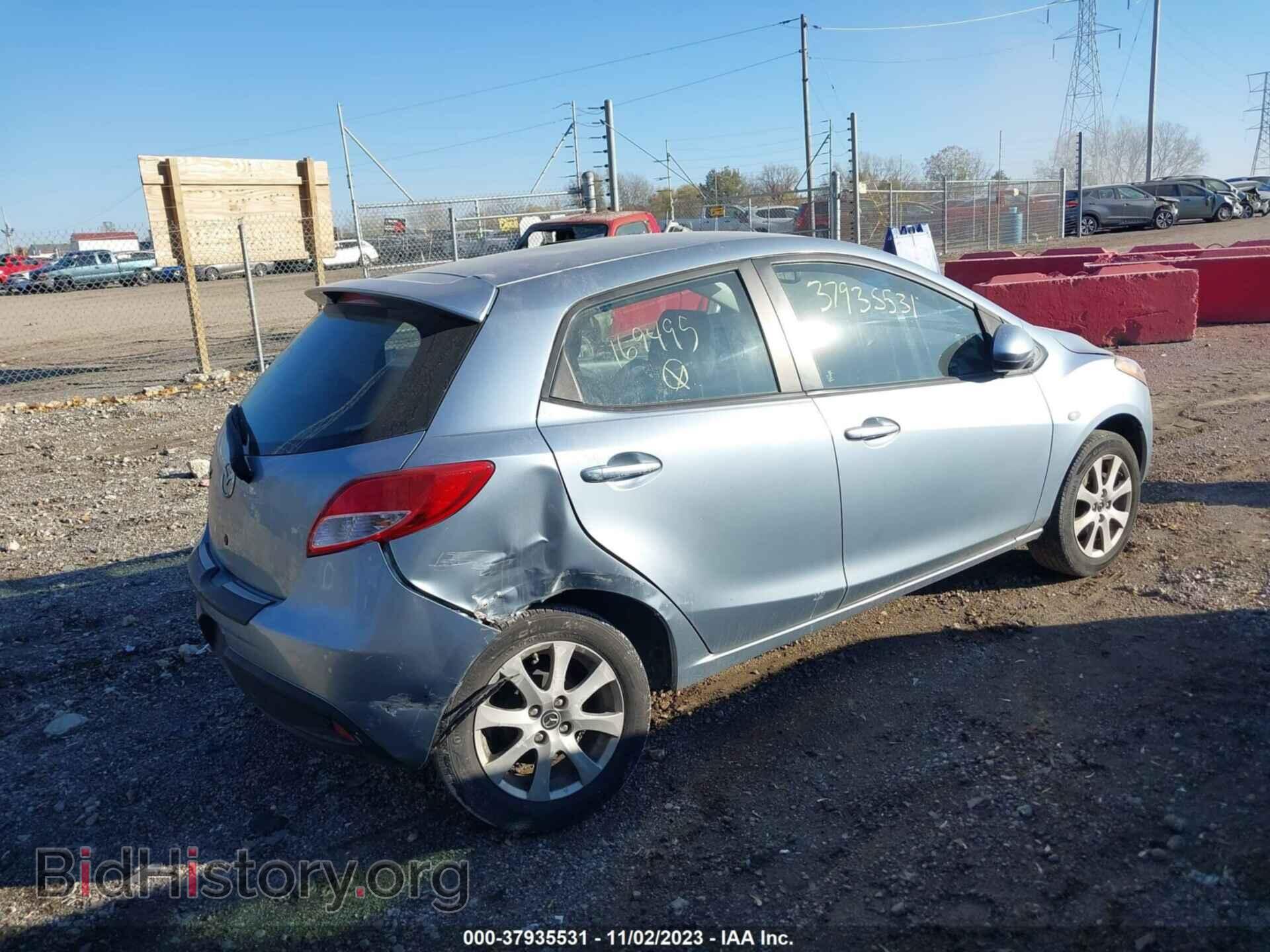 2013 MAZDA MAZDA2 - VIN: JM1DE1LY7D0169495 - Фото 4