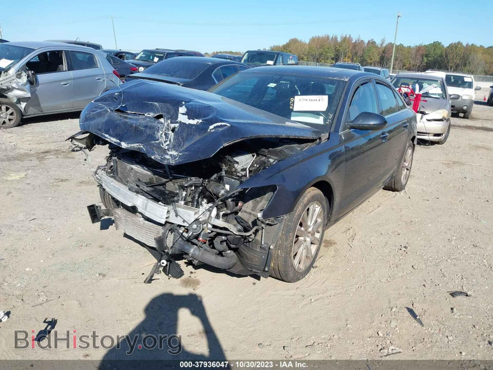 2013 AUDI A6 - VIN: WAUGFAFC5DN154553 - Фото 2