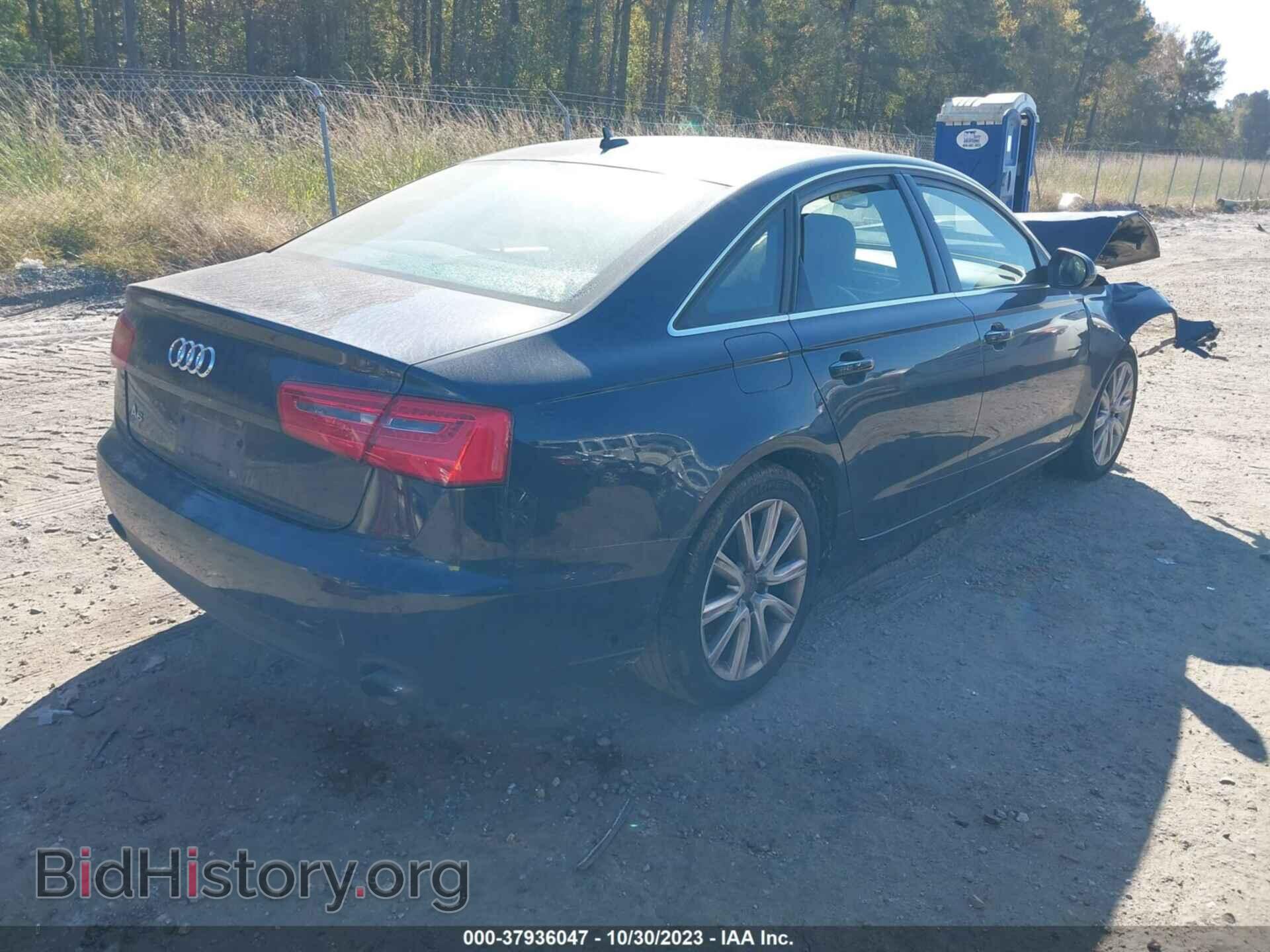 2013 AUDI A6 - VIN: WAUGFAFC5DN154553 - Фото 4