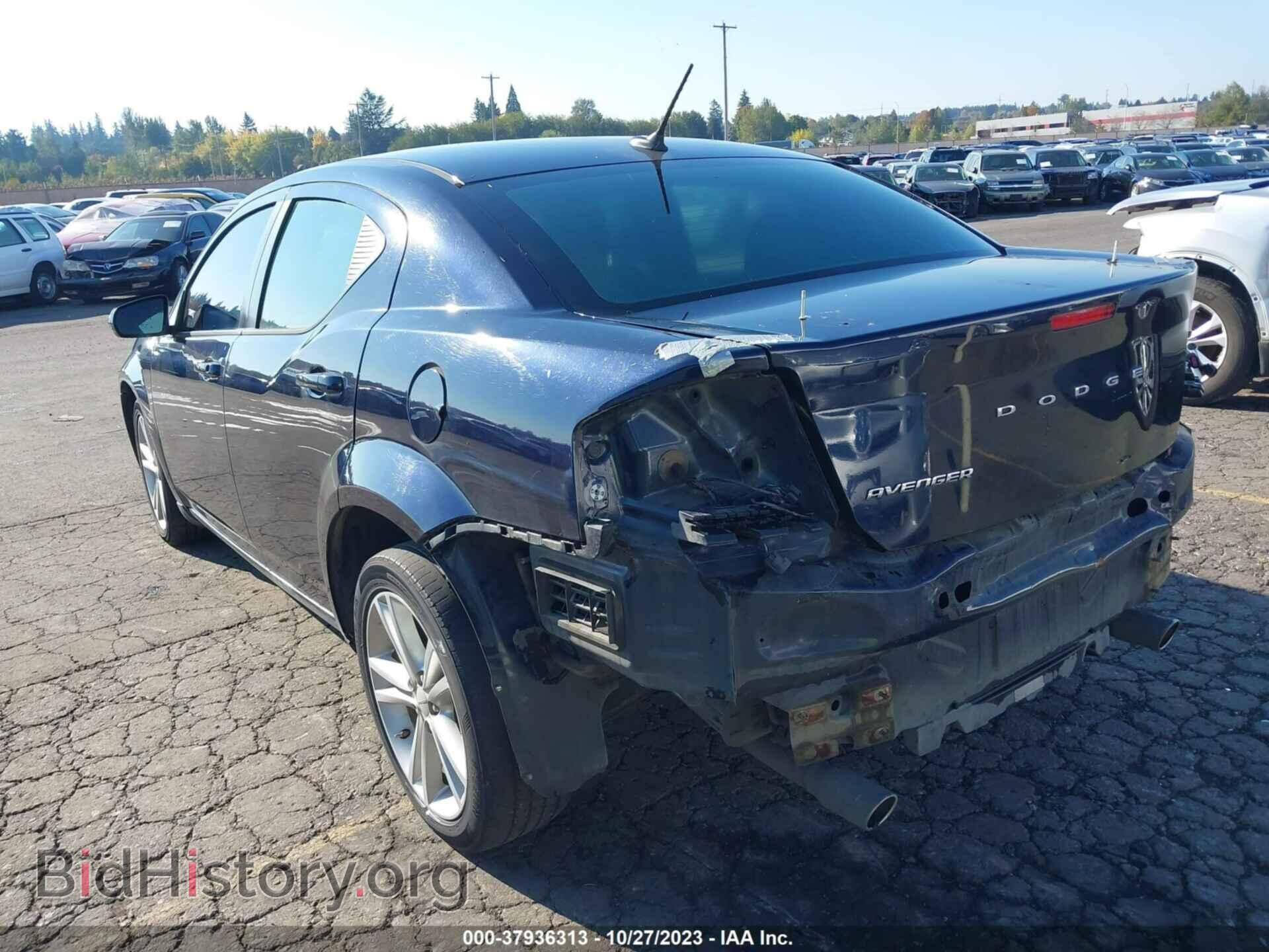 2011 DODGE AVENGER - VIN: 1B3BD1FG5BN601631 - Фото 3