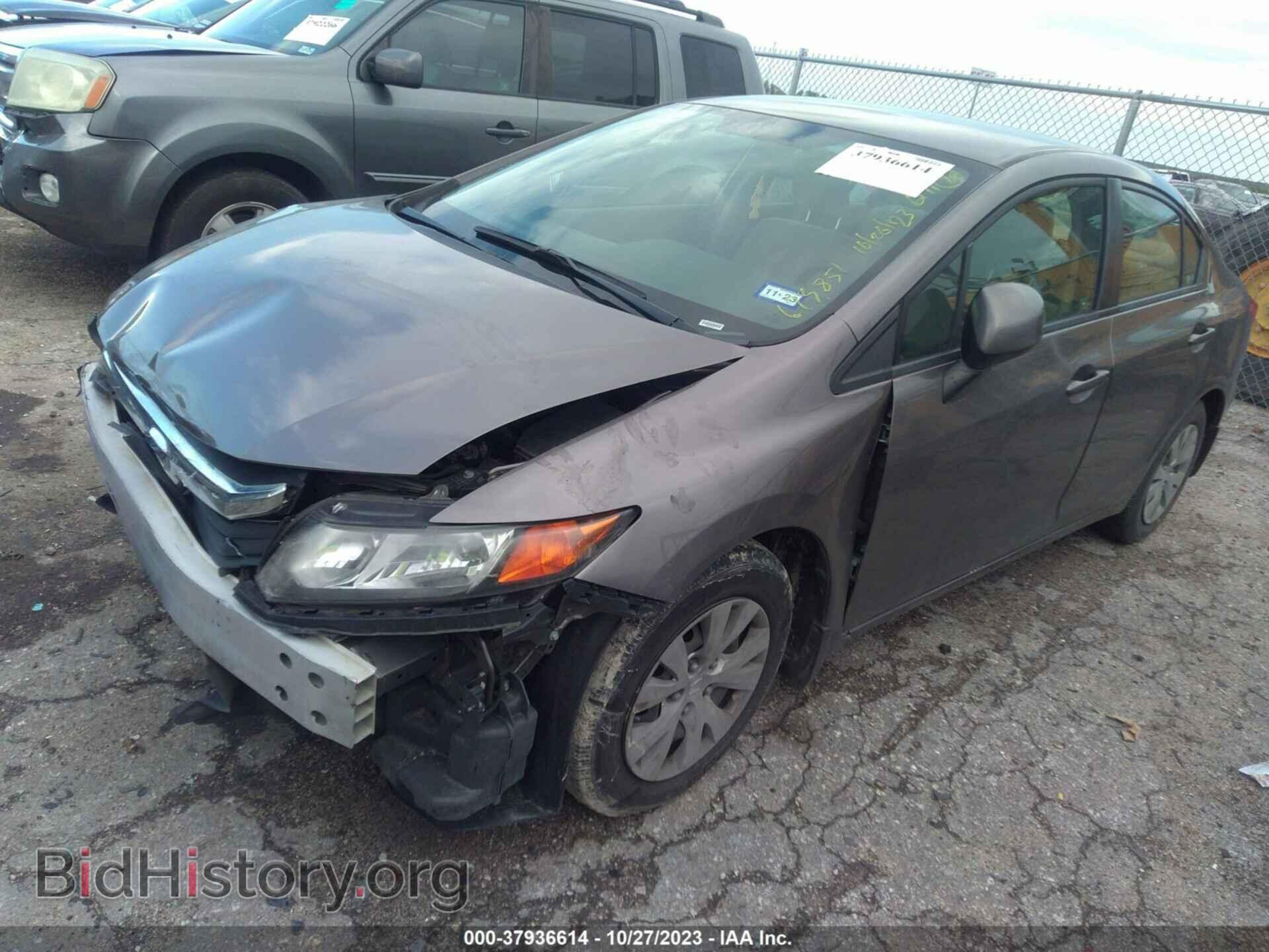 2012 HONDA CIVIC - VIN: JHMFB2F53CS006191 - Photo 2