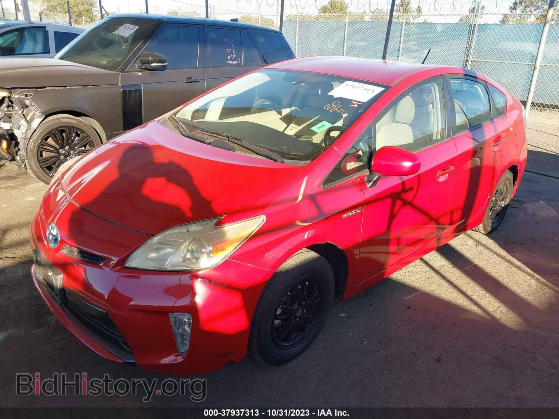 2014 TOYOTA PRIUS - VIN: JTDKN3DU8E1764916 - Фото 2