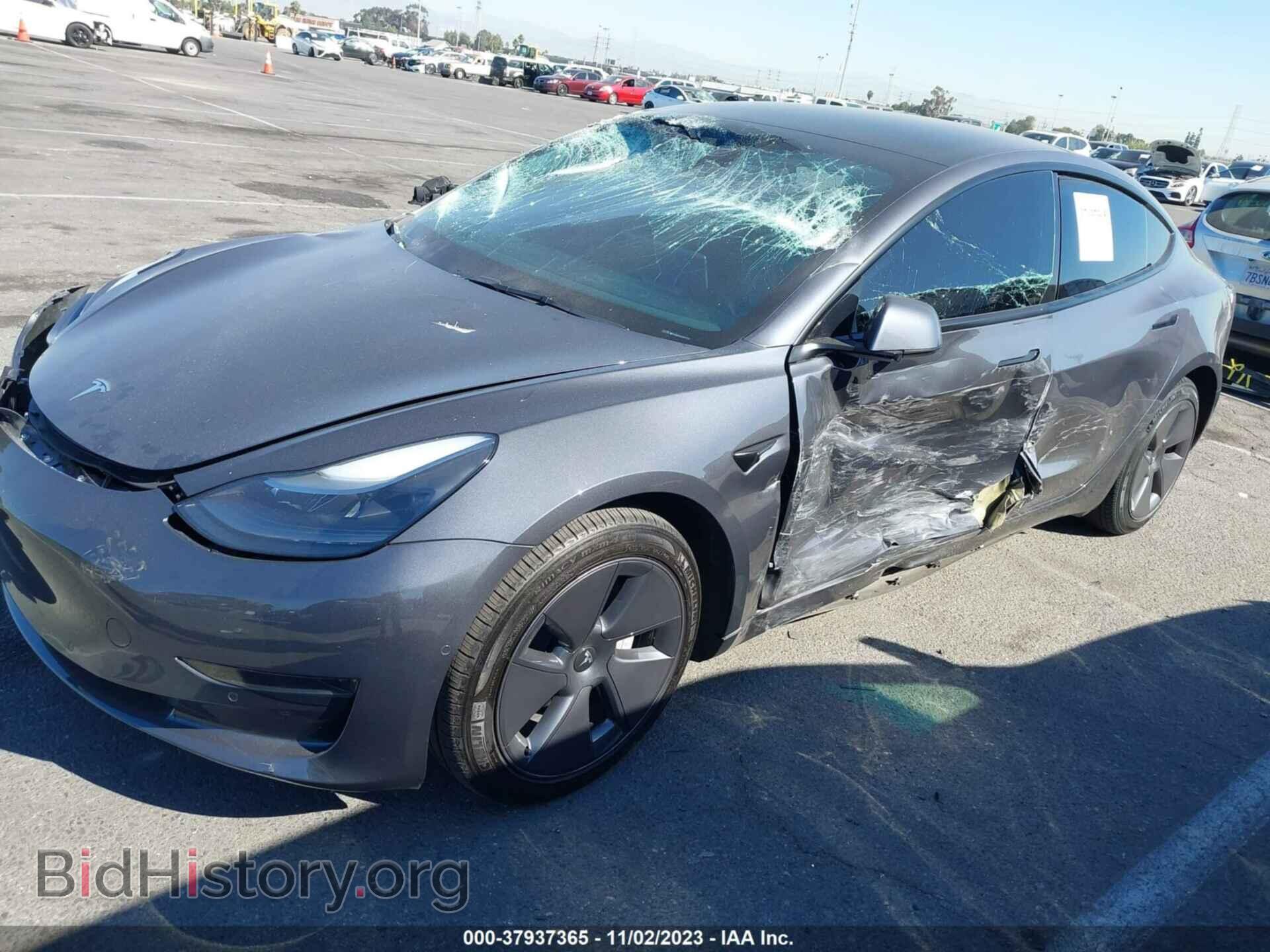 2022 TESLA MODEL 3 - VIN: 5YJ3E1EAXNF211933 - Фото 2