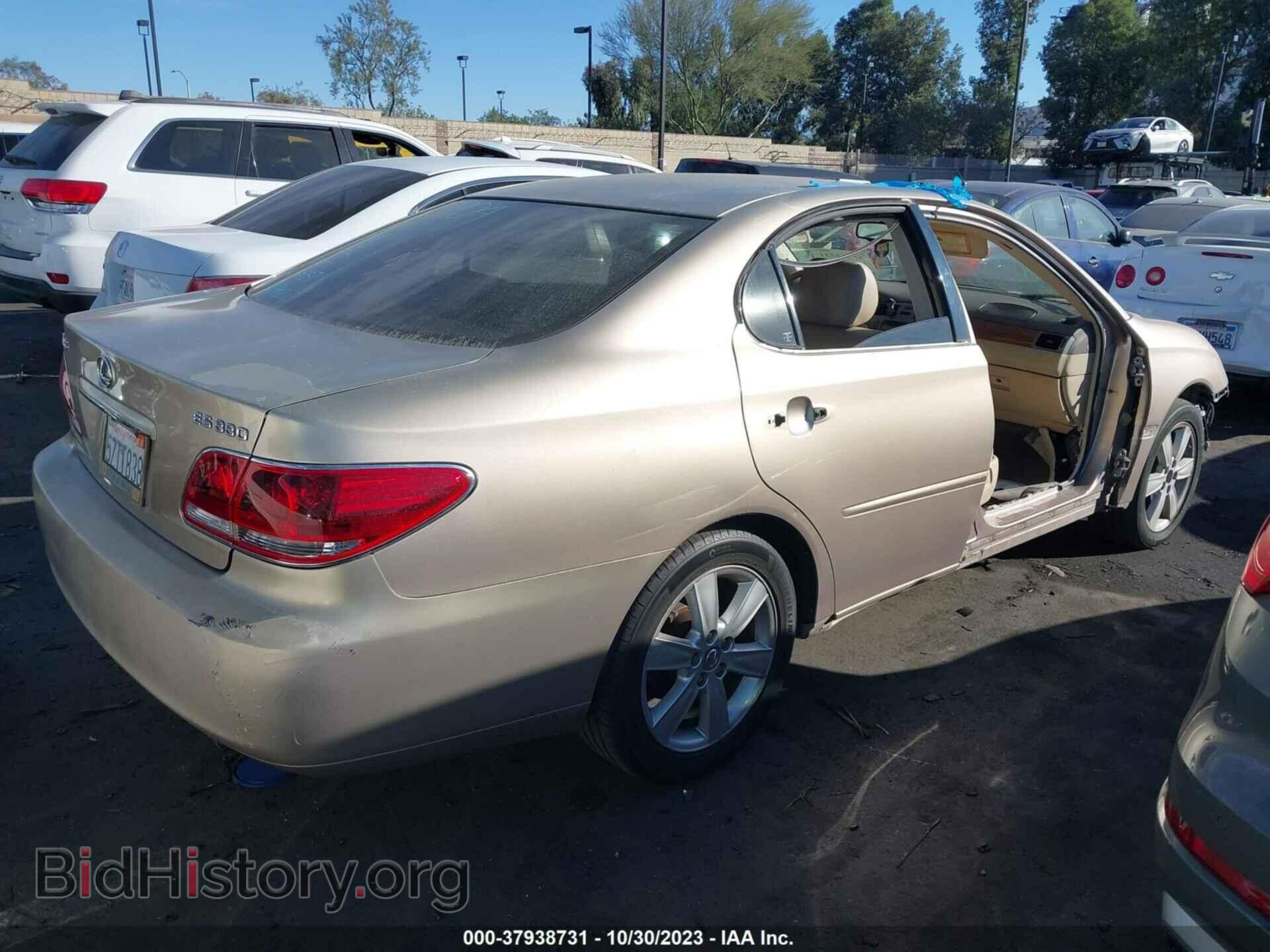 2006 LEXUS ES 330 - VIN: JTHBA30G865155653 - Фото 4