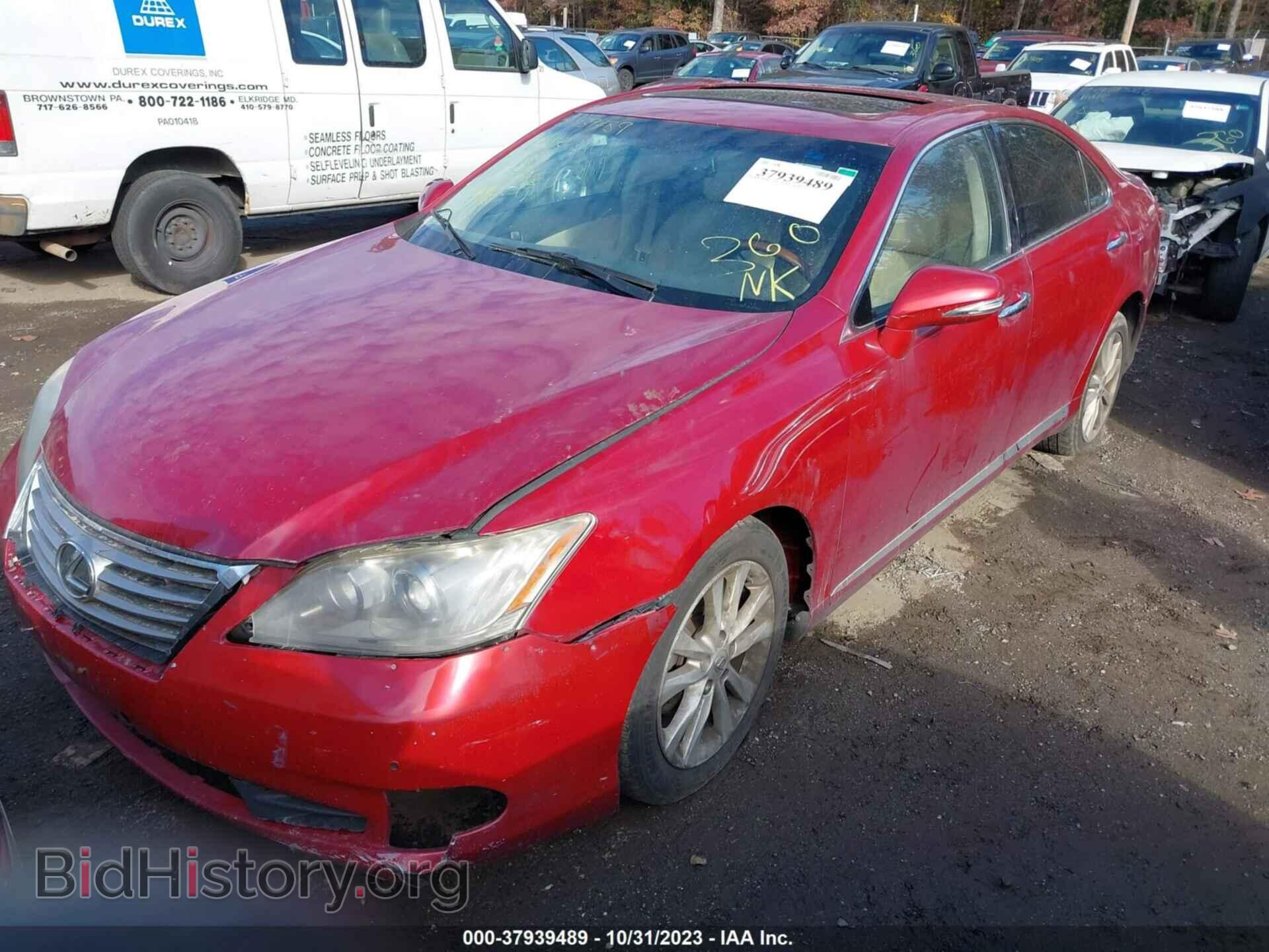 2012 LEXUS ES 350 - VIN: JTHBK1EG0C2504084 - Фото 2