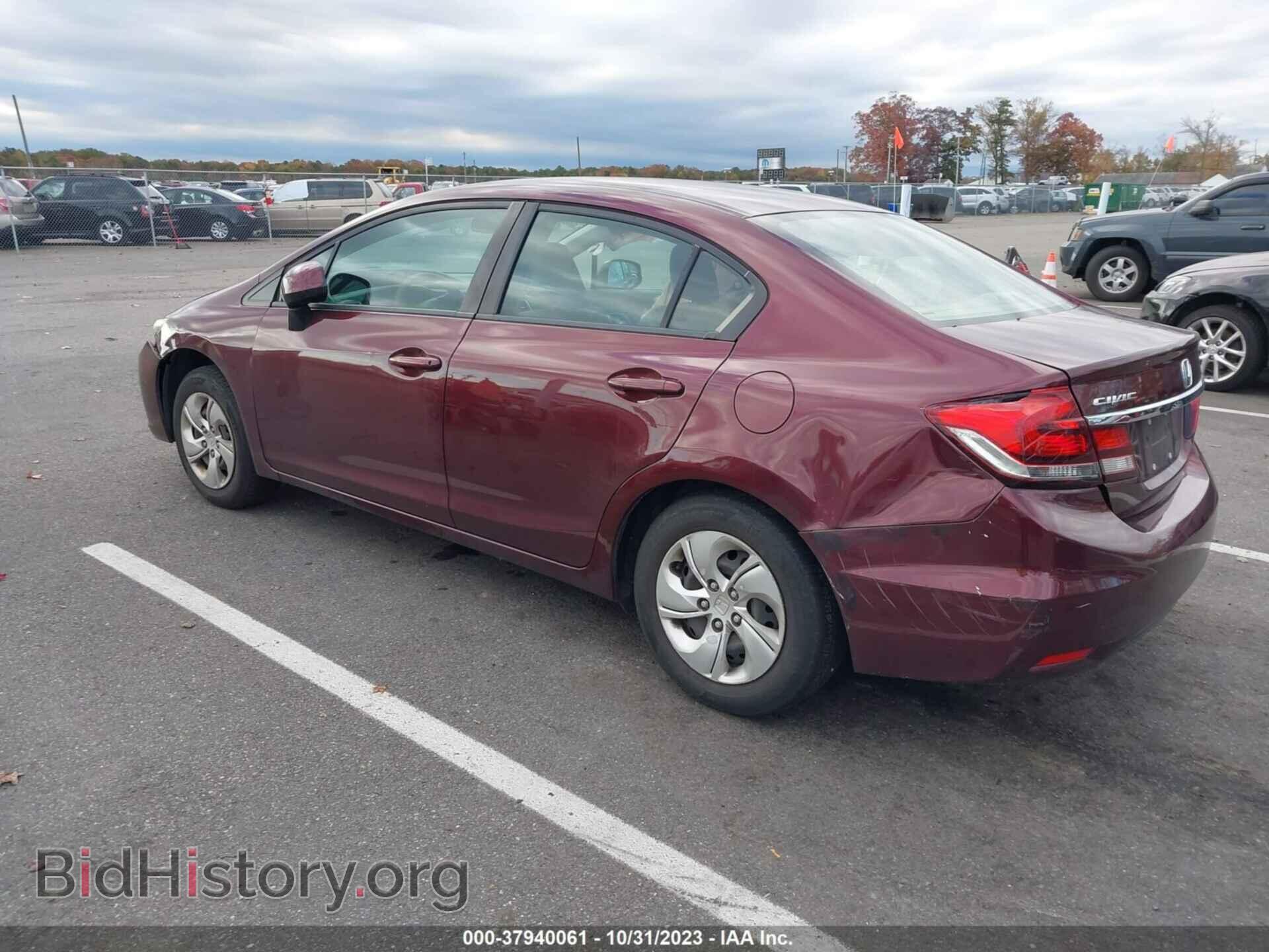 2013 HONDA CIVIC - VIN: 19XFB2F58DE219613 - Фото 3