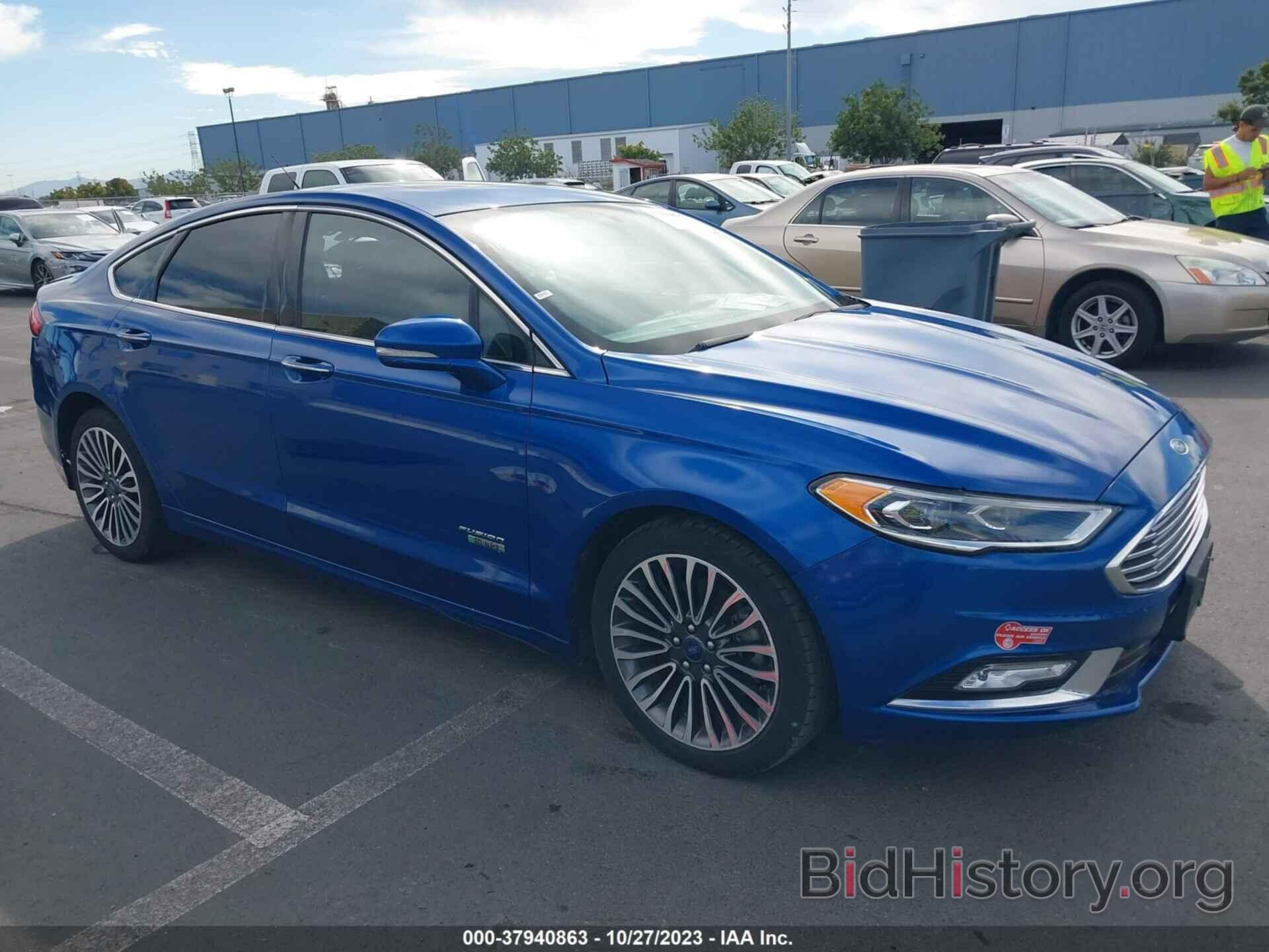 Фотография 3FA6P0SUXHR129824 - FORD FUSION ENERGI 2017