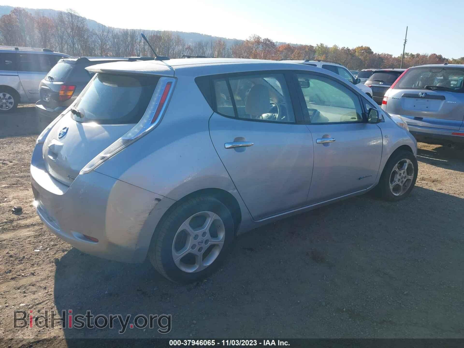 2012 NISSAN LEAF - VIN: JN1AZ0CP8CT020036 - Фото 4