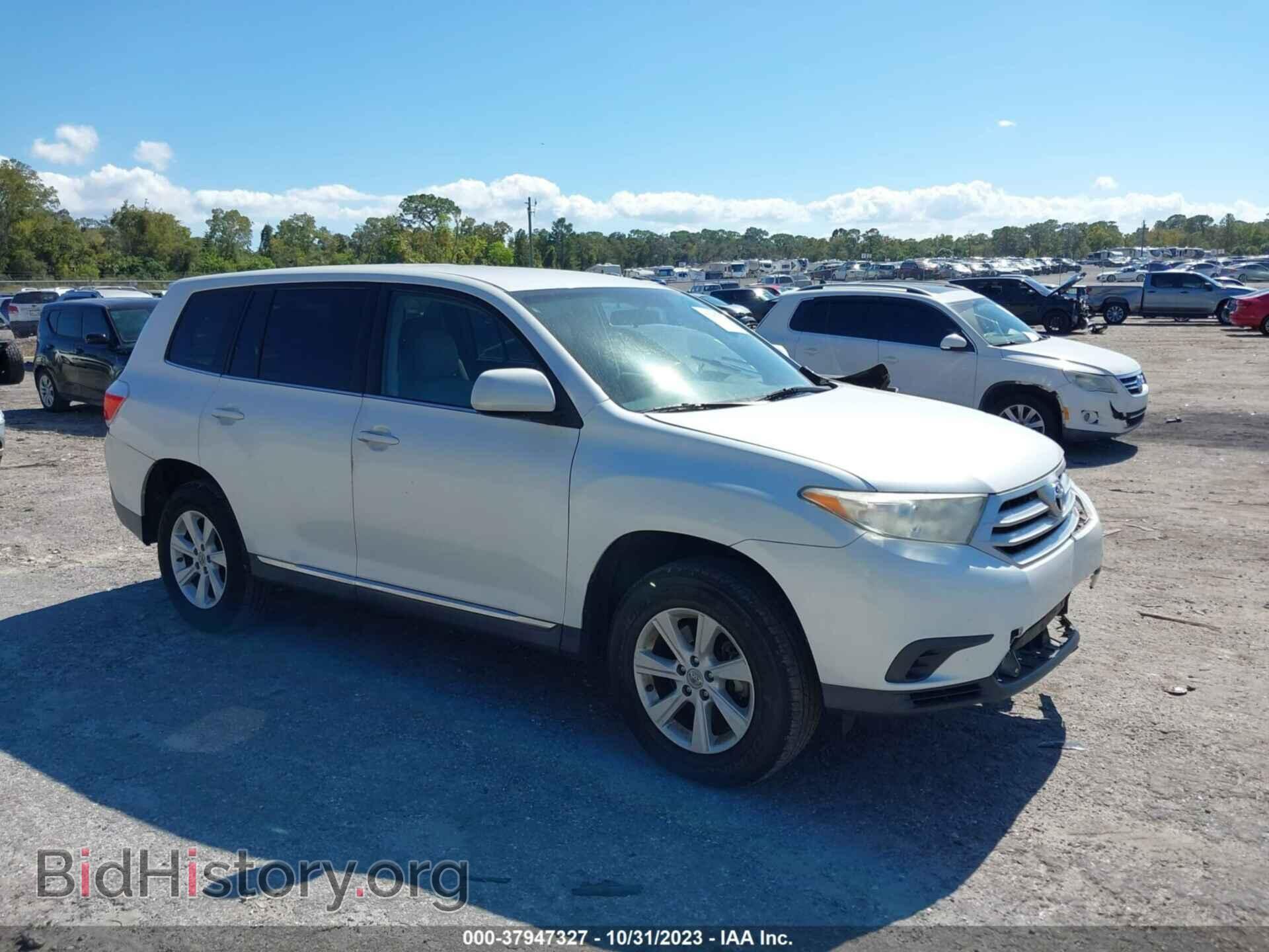 Photo 5TDZA3EH2DS031645 - TOYOTA HIGHLANDER 2013