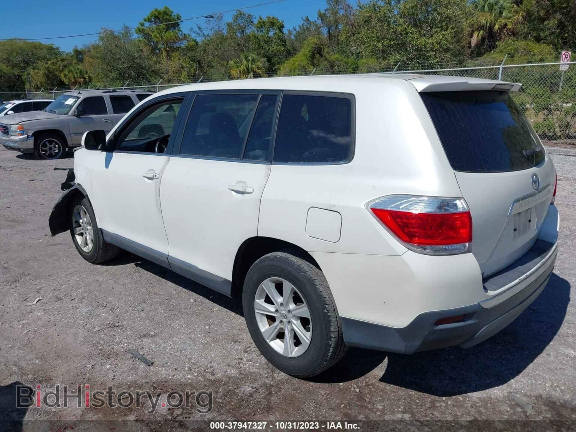 2013 TOYOTA HIGHLANDER - VIN: 5TDZA3EH2DS031645 - Фото 3