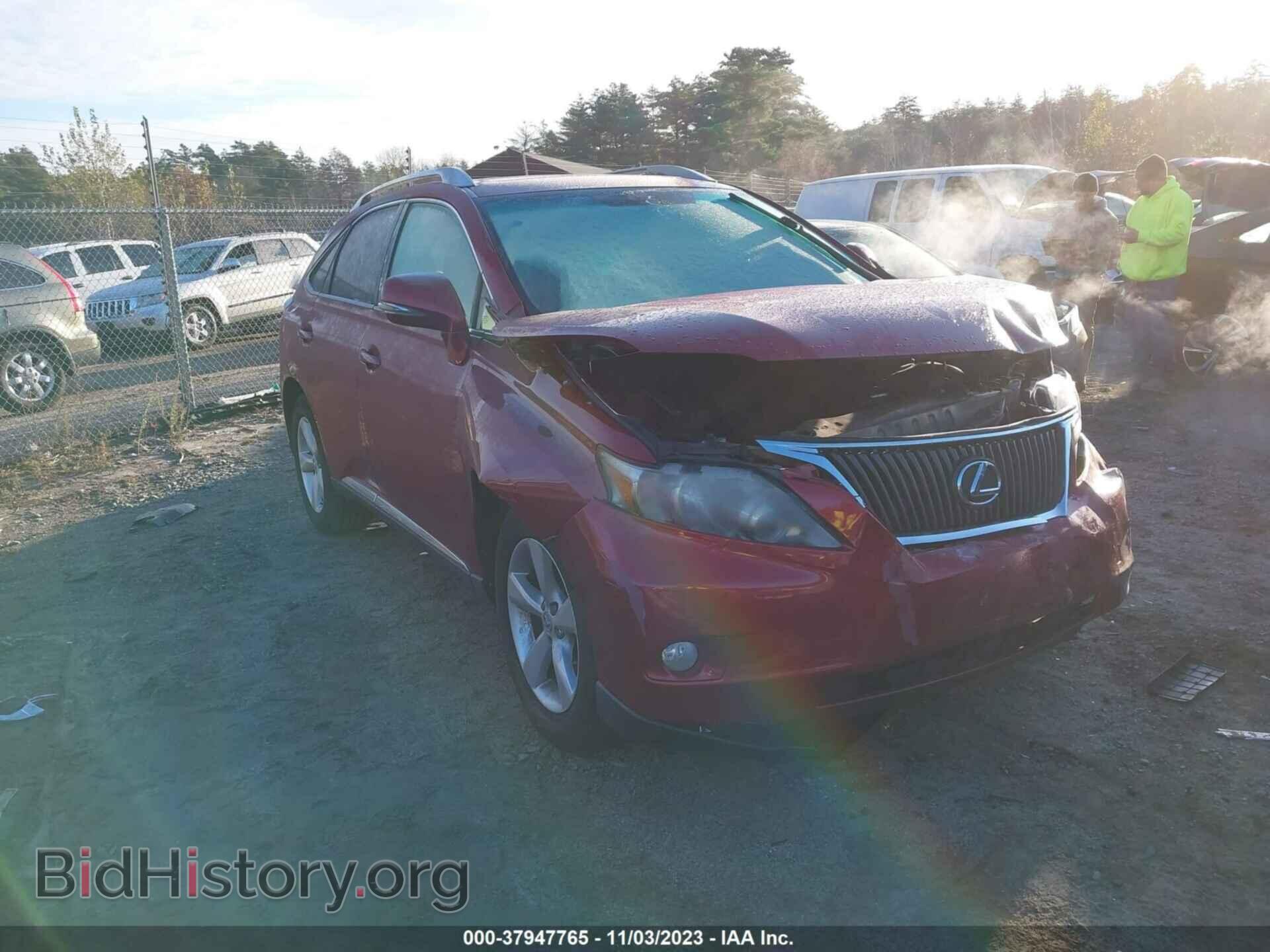 Фотография 2T2BK1BAXBC083567 - LEXUS RX 350 2011