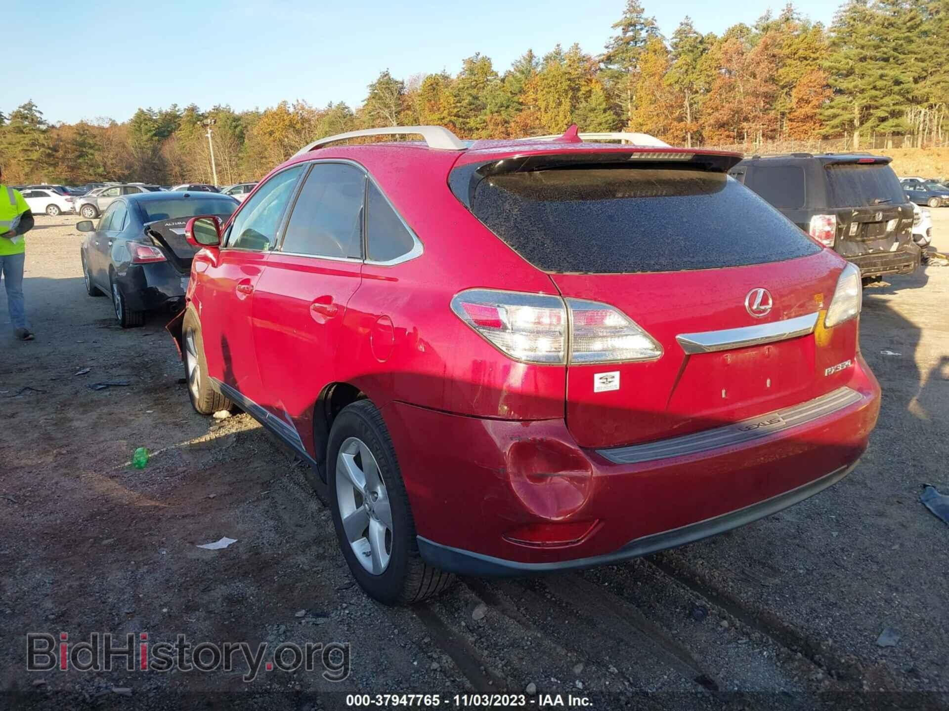 2011 LEXUS RX 350 - VIN: 2T2BK1BAXBC083567 - Фото 3