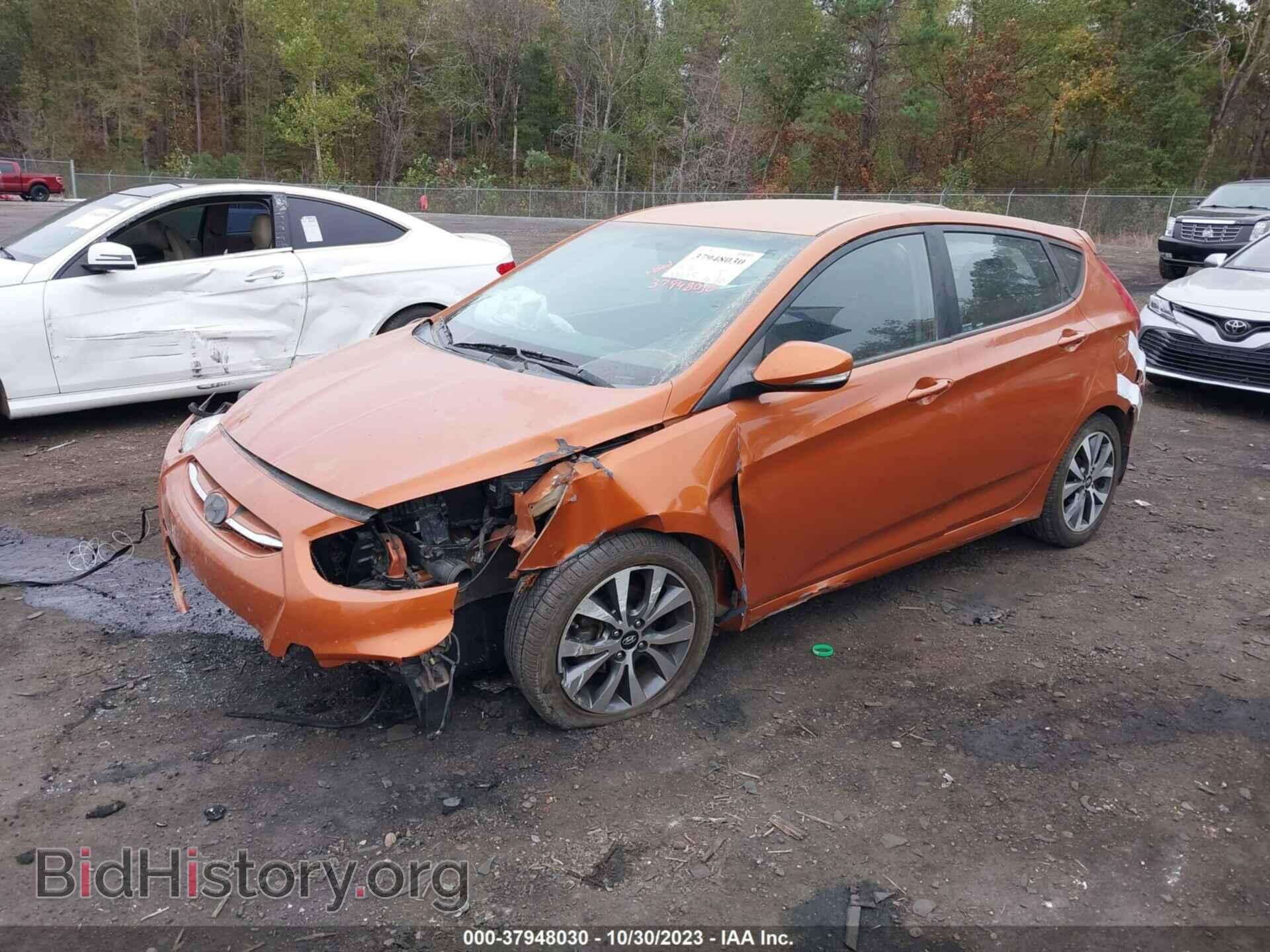 2016 HYUNDAI ACCENT - VIN: KMHCU5AEXGU237280 - Фото 2