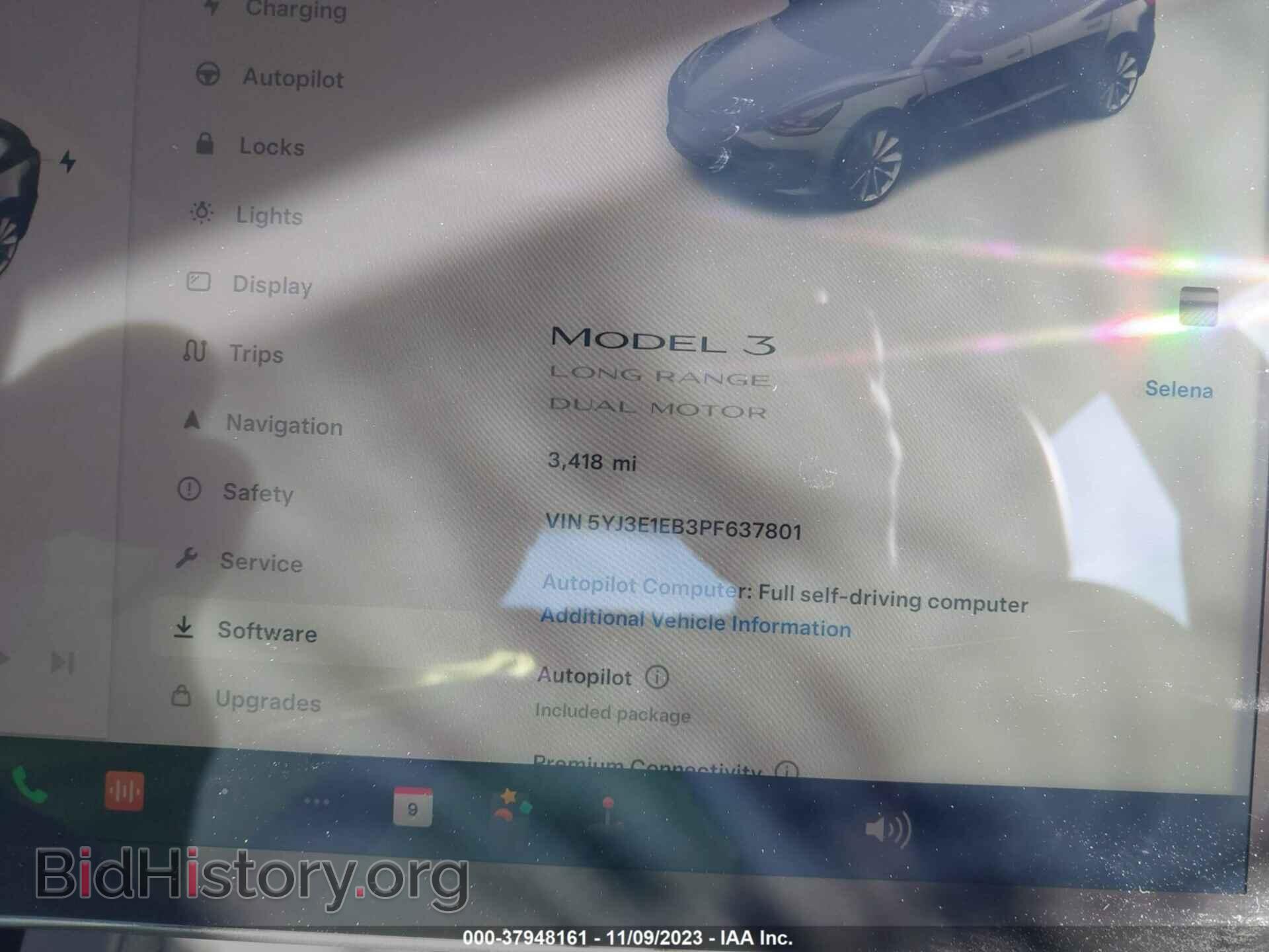 2023 TESLA MODEL 3 - VIN: 5YJ3E1EB3PF637801 - Фото 7