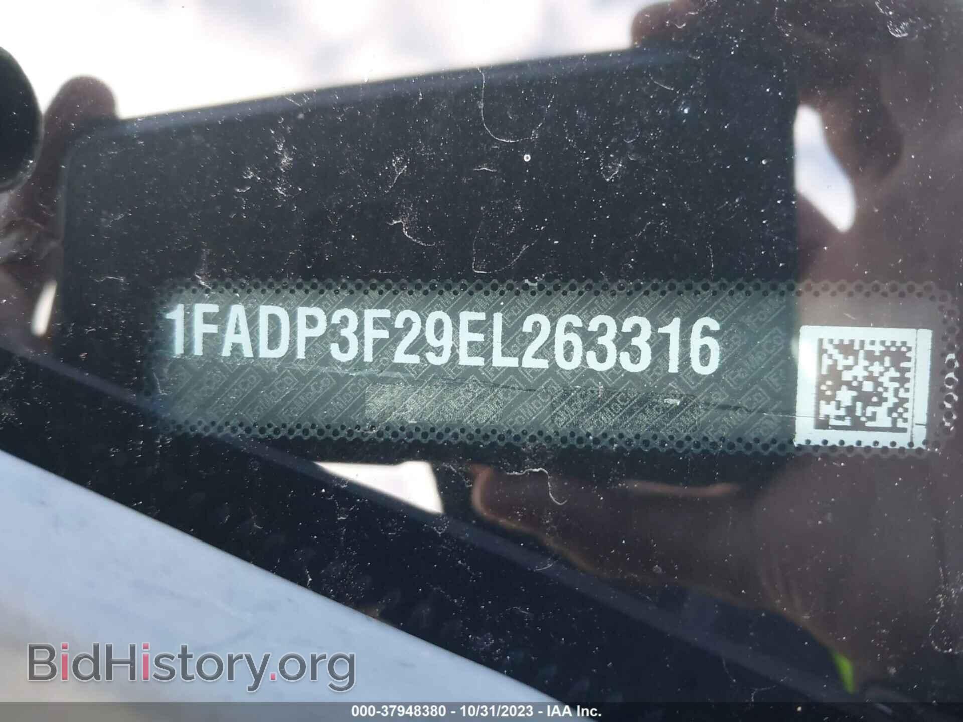 2014 FORD FOCUS - VIN: 1FADP3F29EL263316 - Фото 9