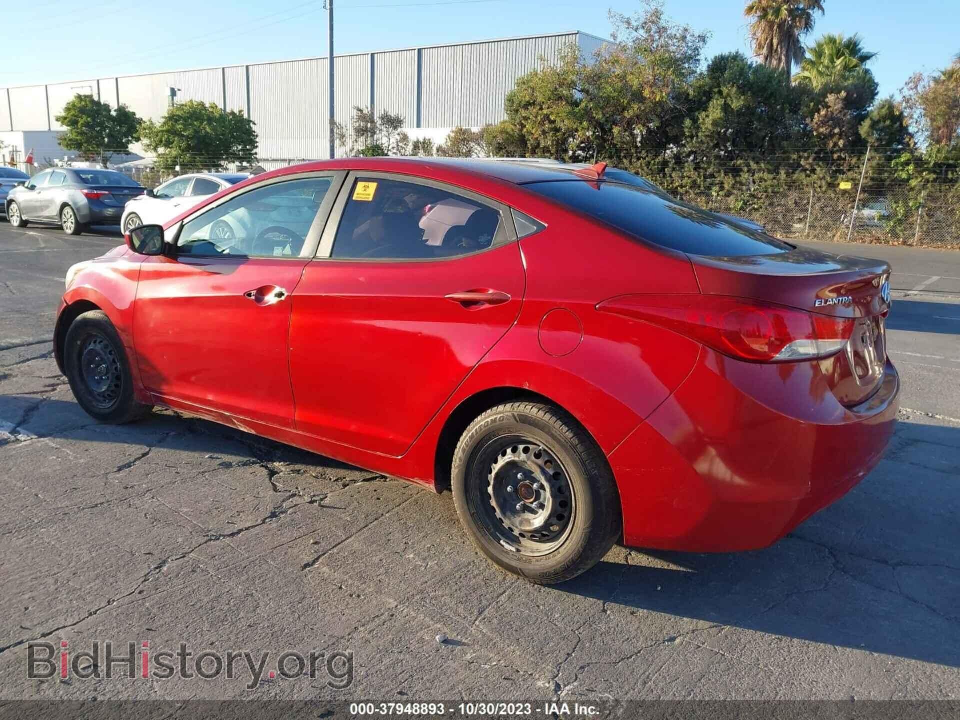 2011 HYUNDAI ELANTRA - VIN: KMHDH4AE1BU153473 - Фото 3