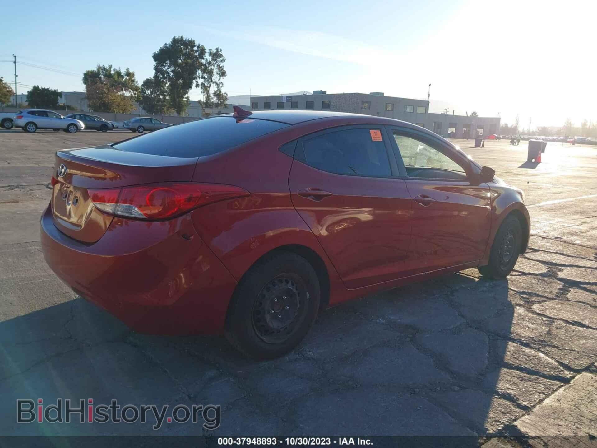 2011 HYUNDAI ELANTRA - VIN: KMHDH4AE1BU153473 - Фото 4