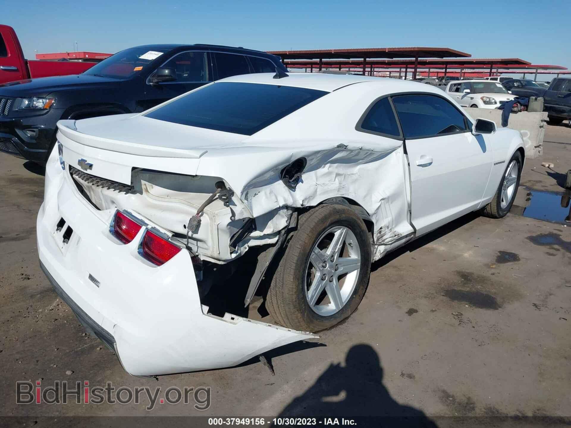2012 CHEVROLET CAMARO - VIN: 2G1FB1E31C9209375 - Фото 4