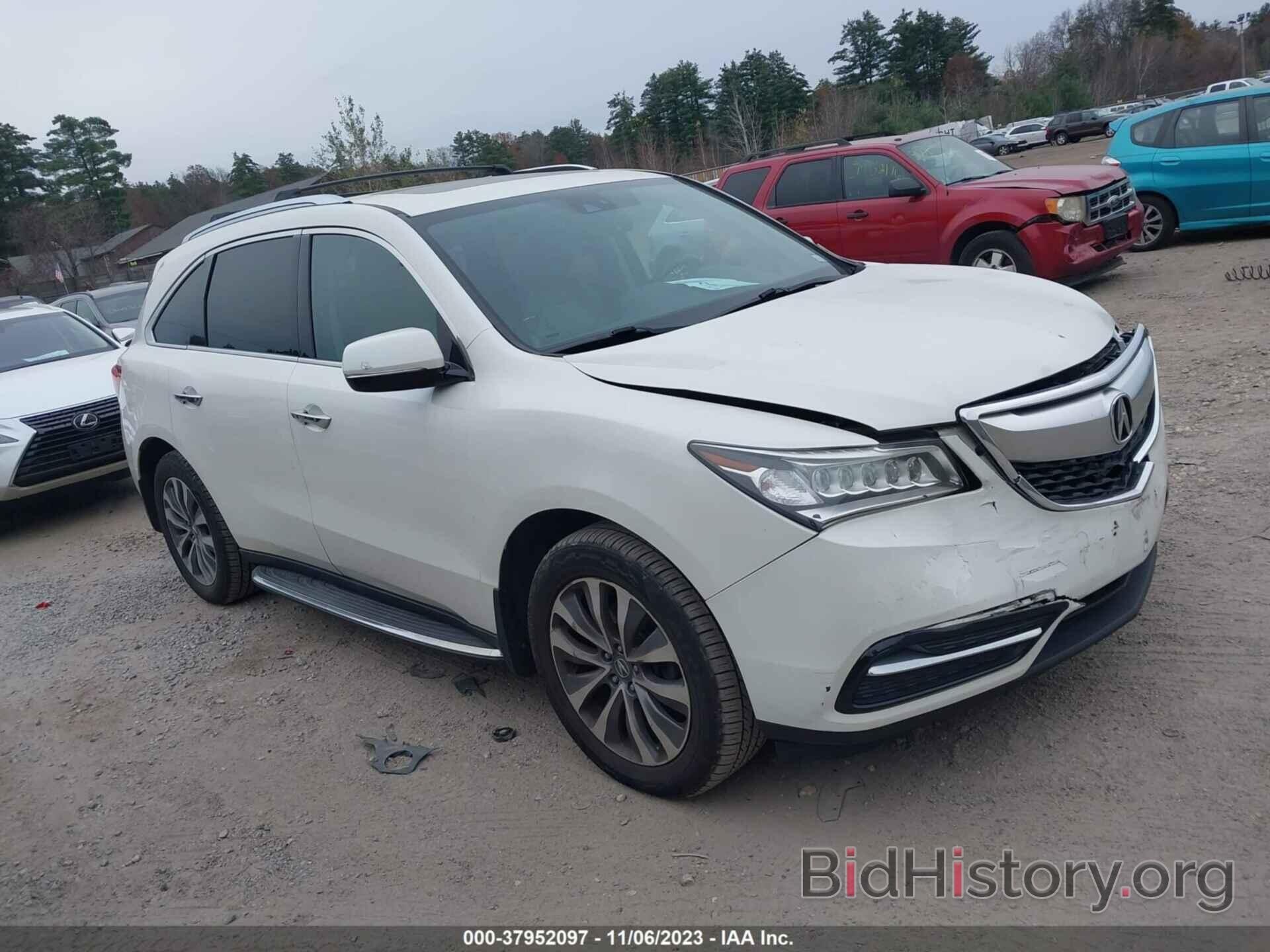 Фотография 5FRYD4H41EB021002 - ACURA MDX 2014