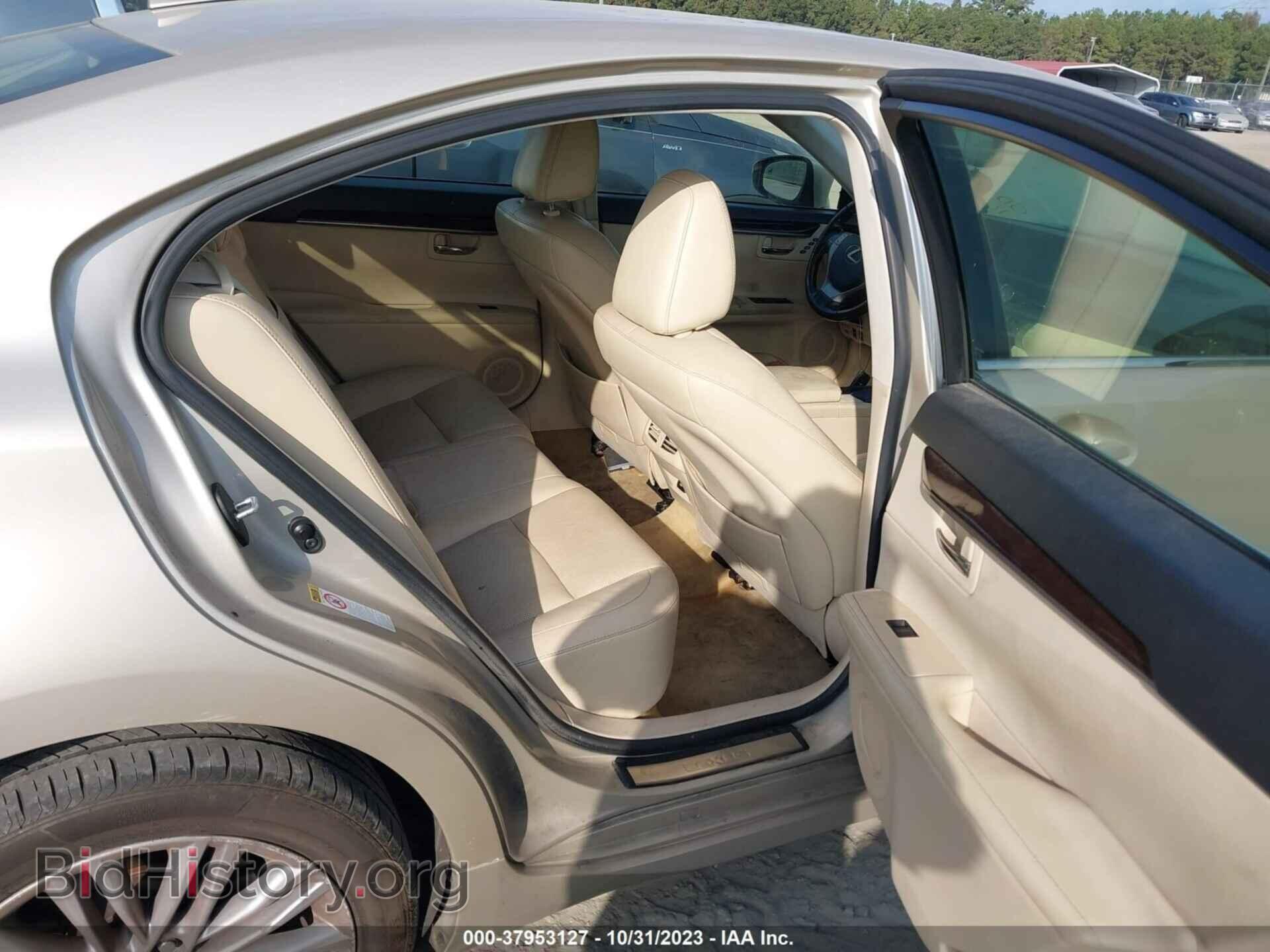 2013 LEXUS ES 350 - VIN: JTHBK1GG2D2011120 - Фото 8