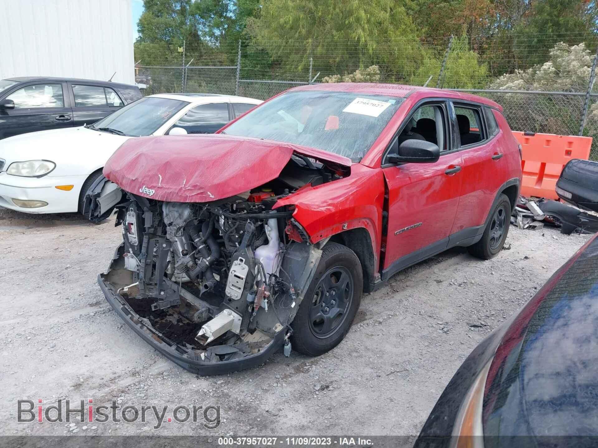 2021 JEEP COMPASS - VIN: 3C4NJCABXMT542736 - Фото 2
