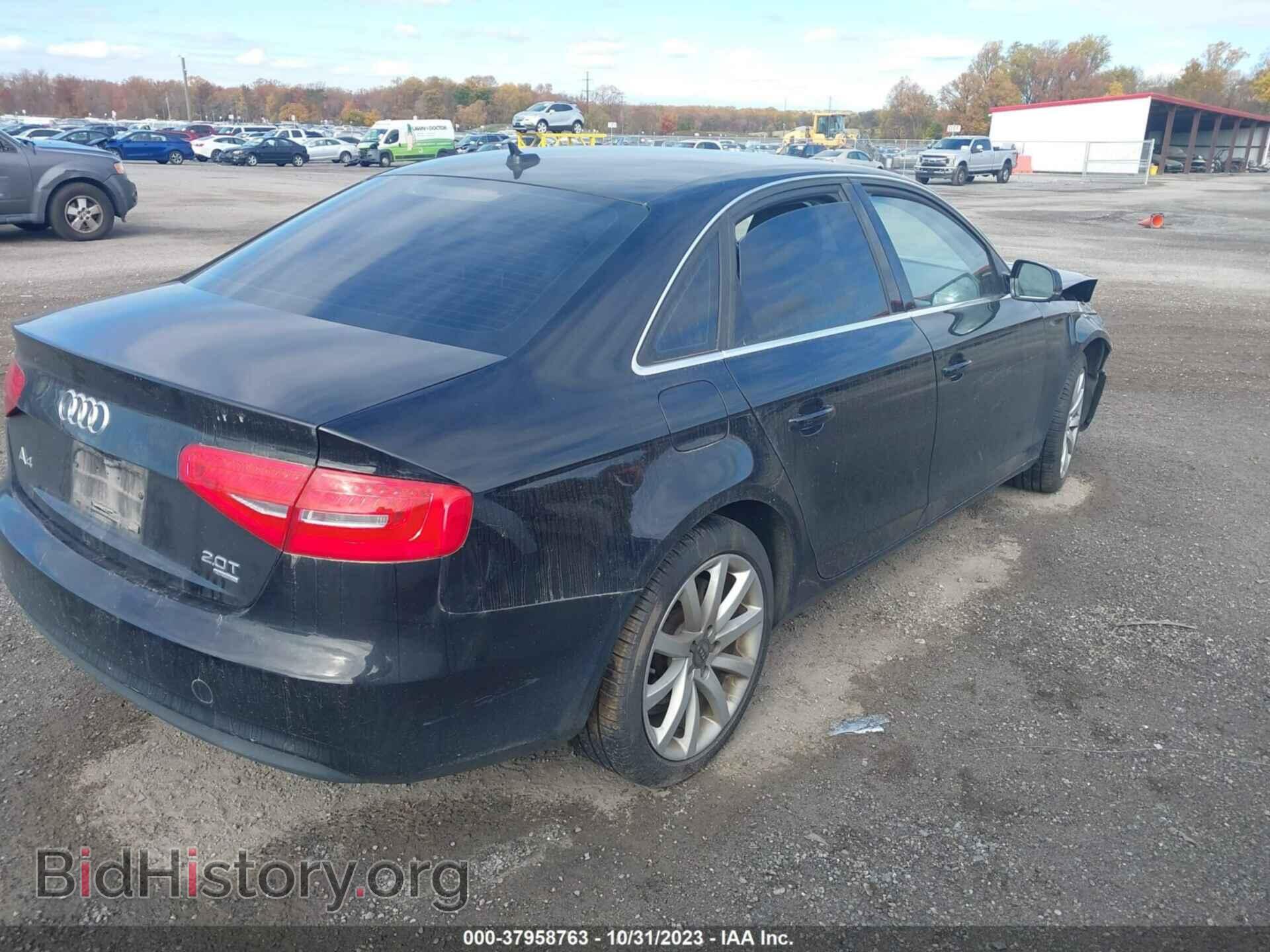 2013 AUDI A4 - VIN: WAUBFAFL7DN050253 - Фото 4
