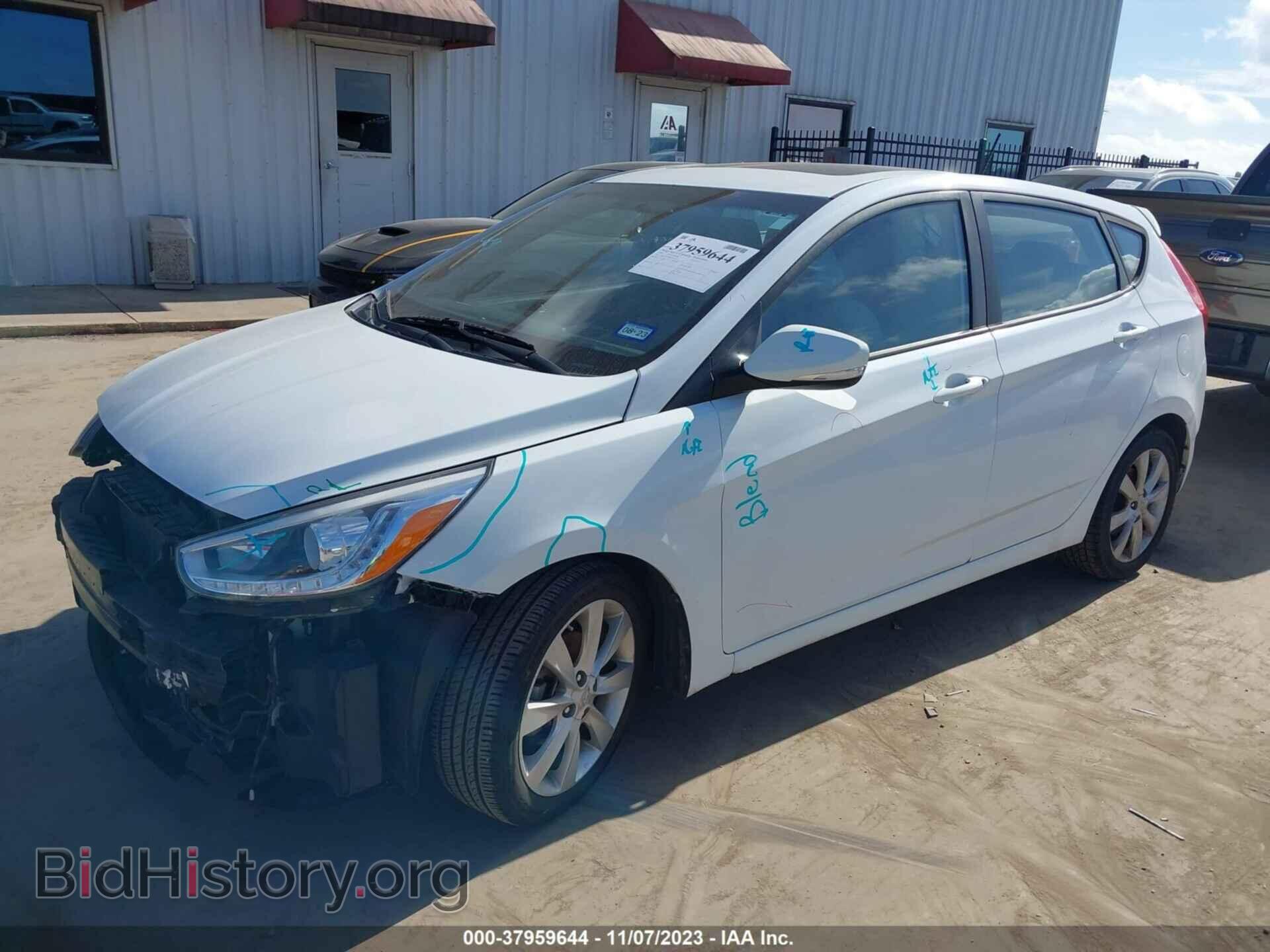 2014 HYUNDAI ACCENT - VIN: KMHCU5AE9EU173374 - Фото 2