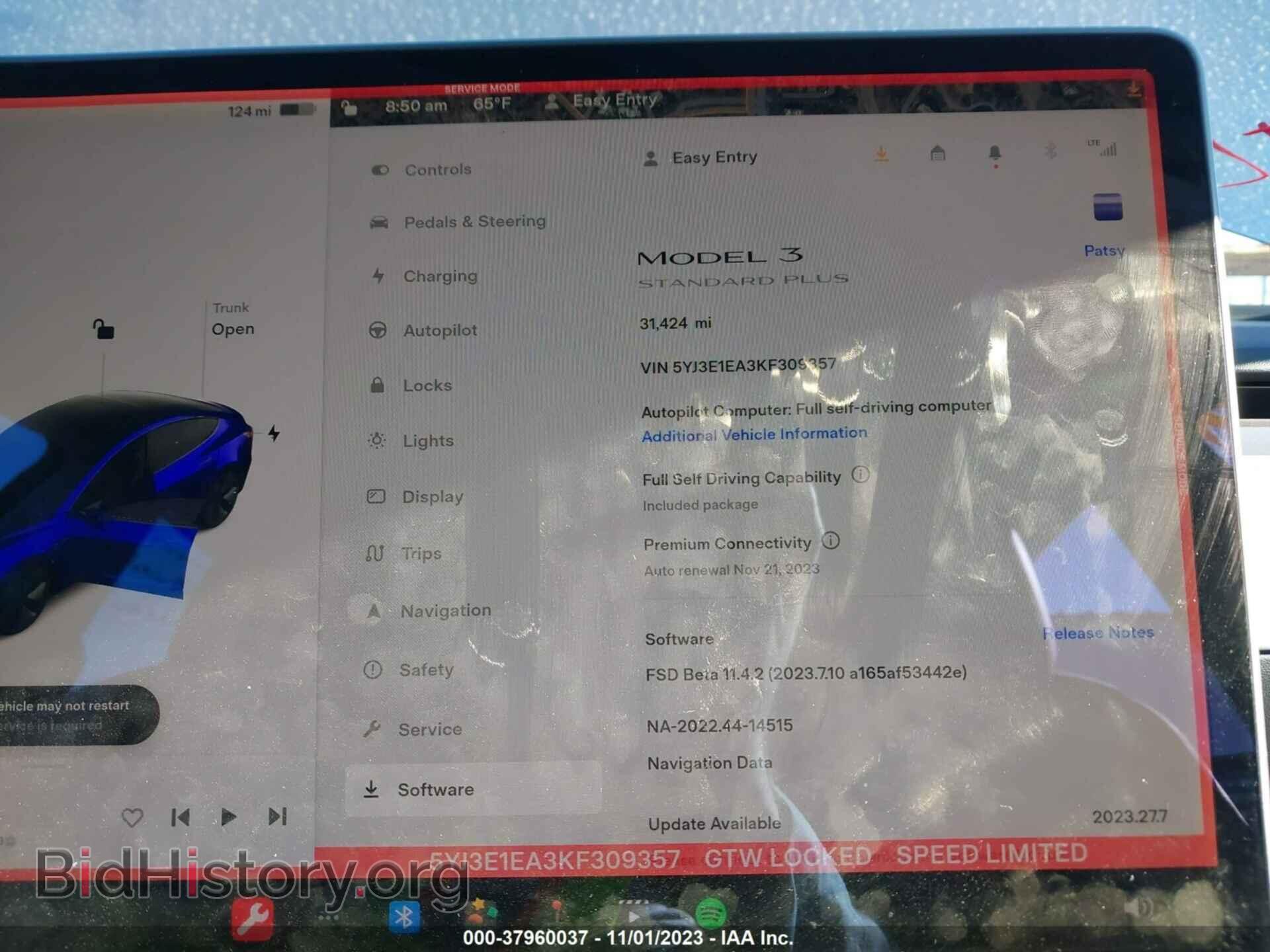 2019 TESLA MODEL 3 - VIN: 5YJ3E1EA3KF309357 - Photo 18