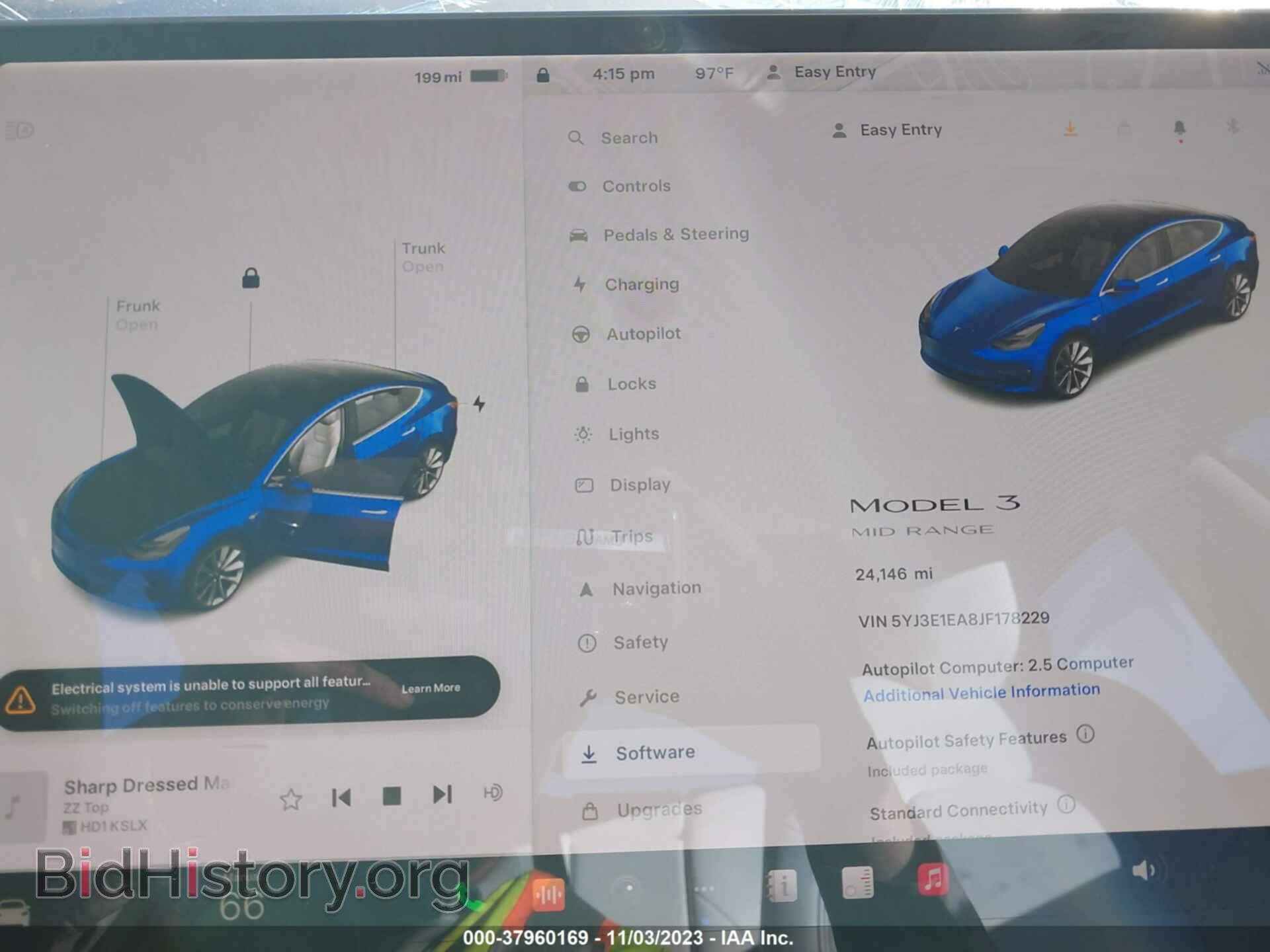 2018 TESLA MODEL 3 - VIN: 5YJ3E1EA8JF178229 - Фото 7