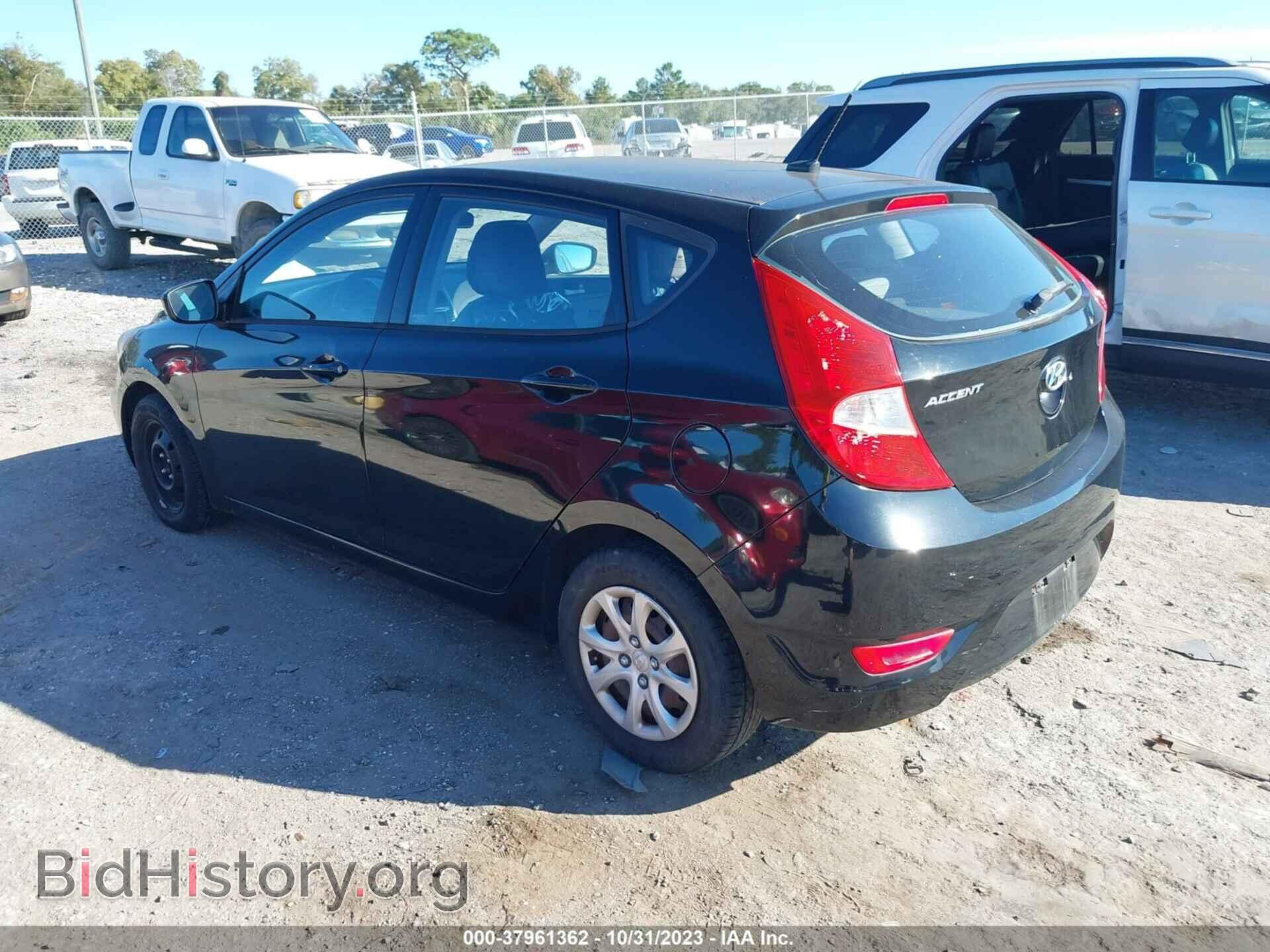 2012 HYUNDAI ACCENT - VIN: KMHCT5AE6CU030043 - Фото 3