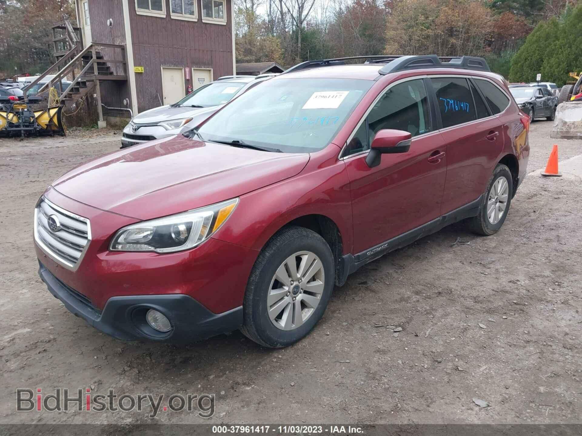 2016 SUBARU OUTBACK - VIN: 4S4BSAFC0G3240566 - Фото 2
