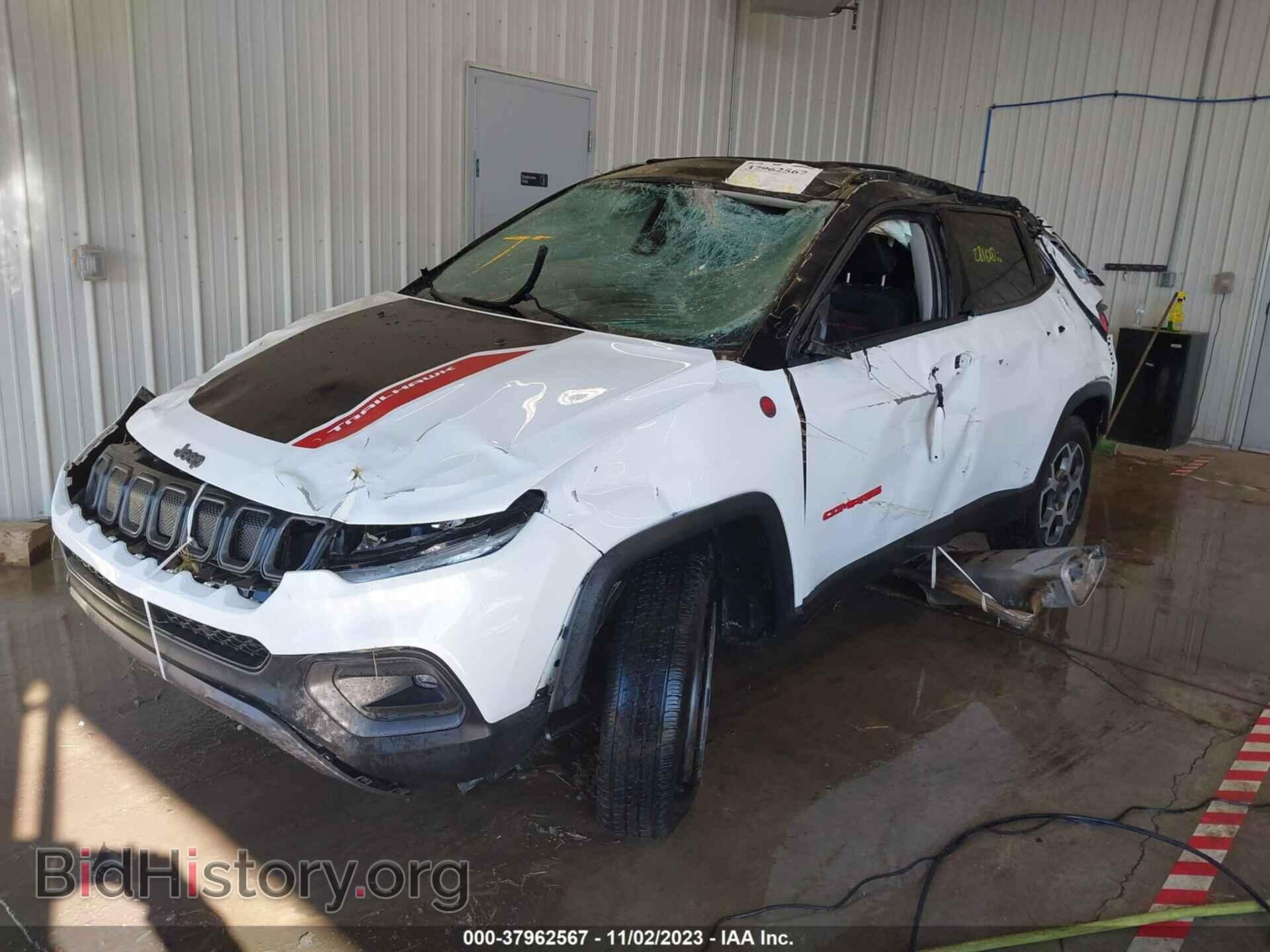 2022 JEEP COMPASS - VIN: 3C4NJDDBXNT157874 - Фото 2