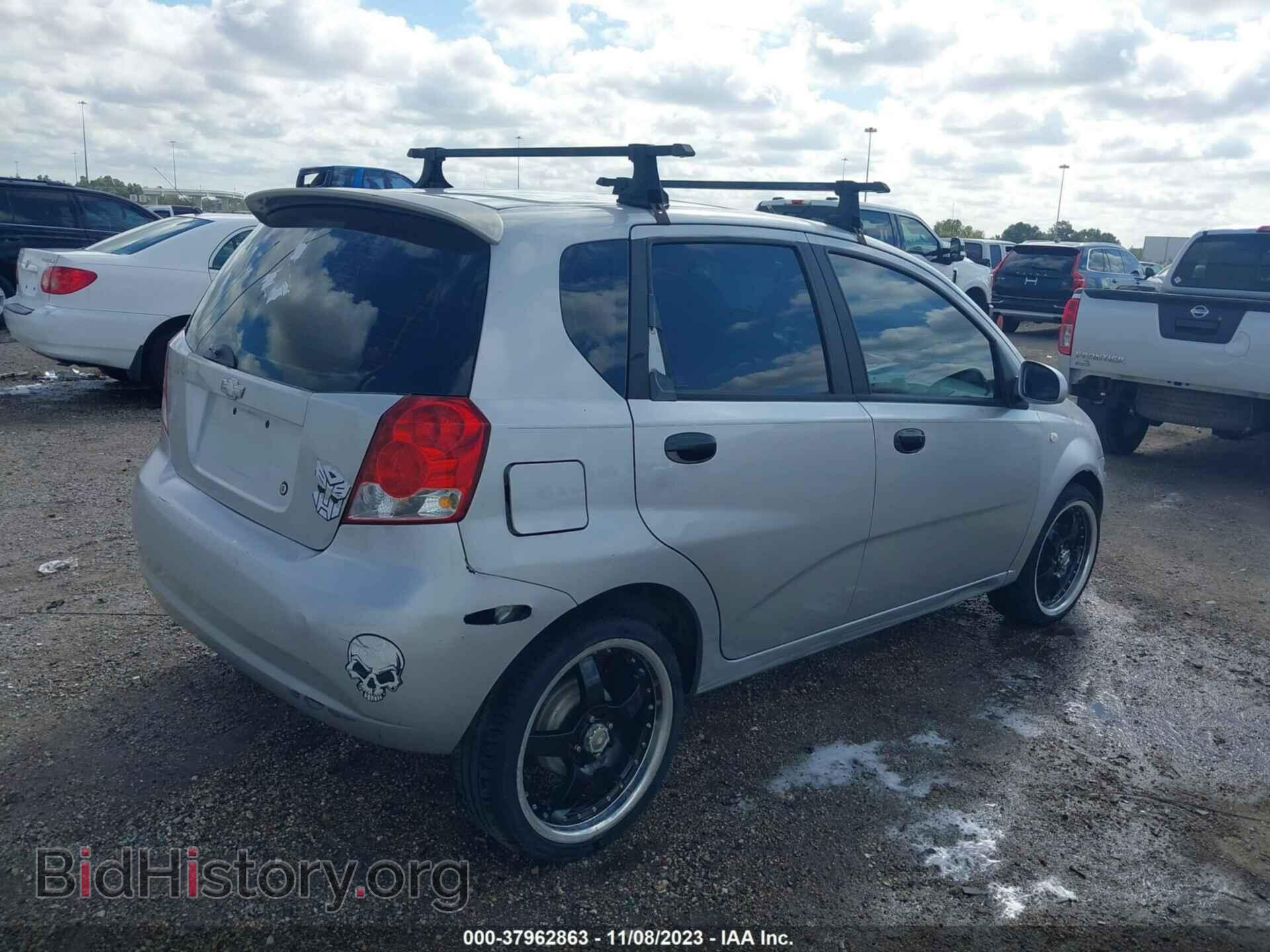2006 CHEVROLET AVEO - VIN: KL1TD66636B668704 - Фото 4