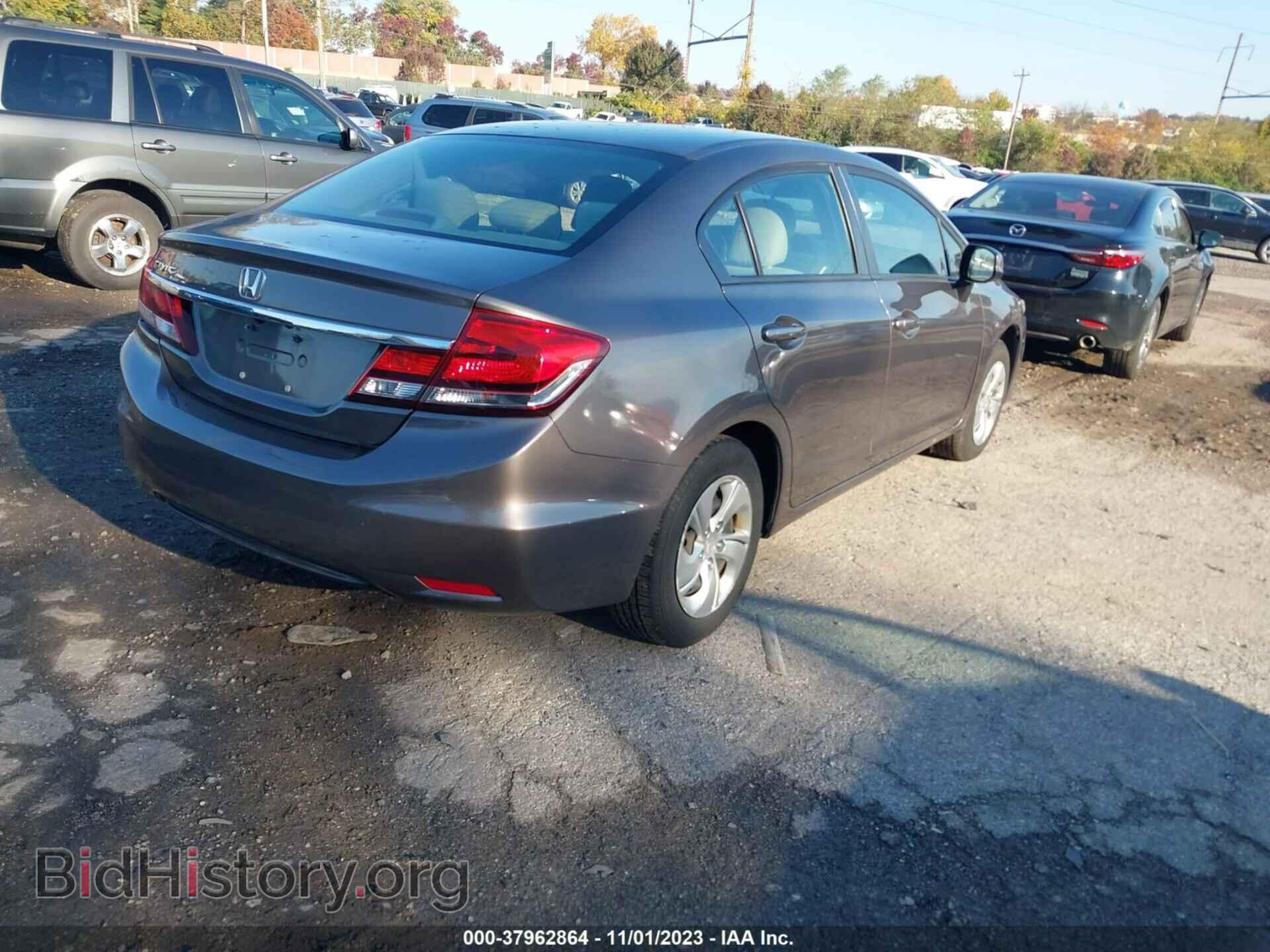 2013 HONDA CIVIC - VIN: 2HGFB2F58DH598876 - Фото 4