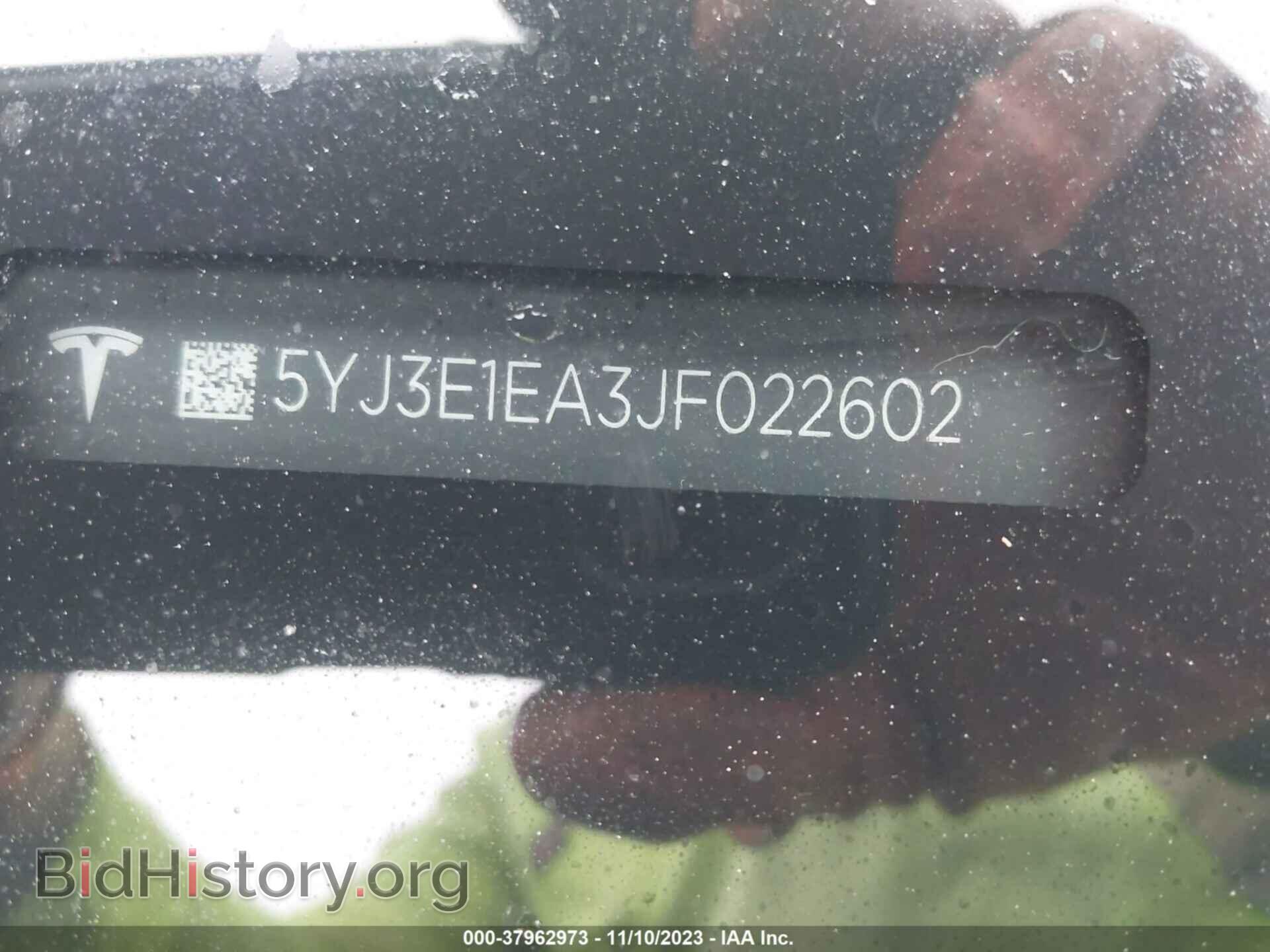 2018 TESLA MODEL 3 - VIN: 5YJ3E1EA3JF022602 - Photo 9