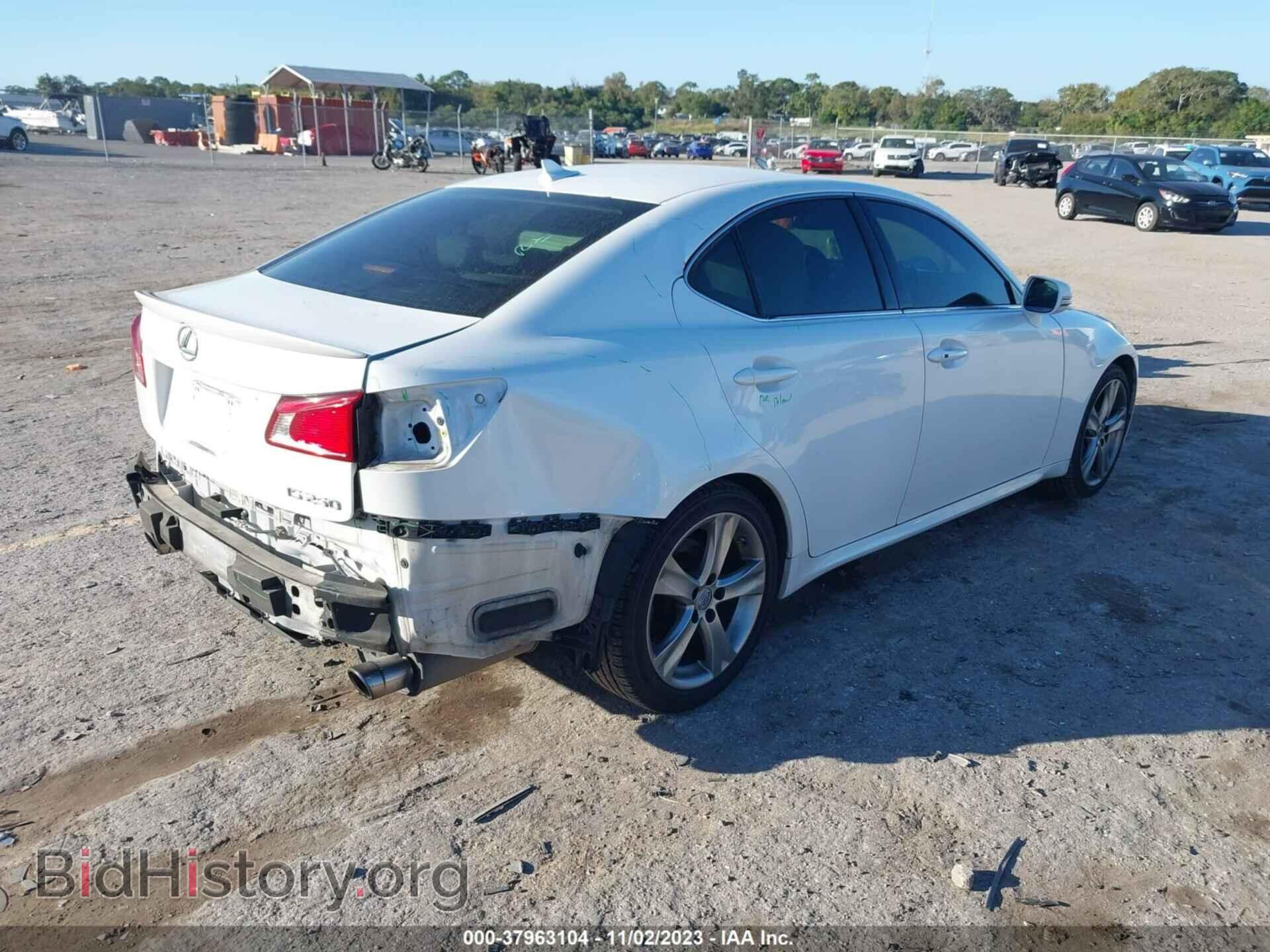 2011 LEXUS IS 250 - VIN: JTHBF5C28B5141369 - Фото 4