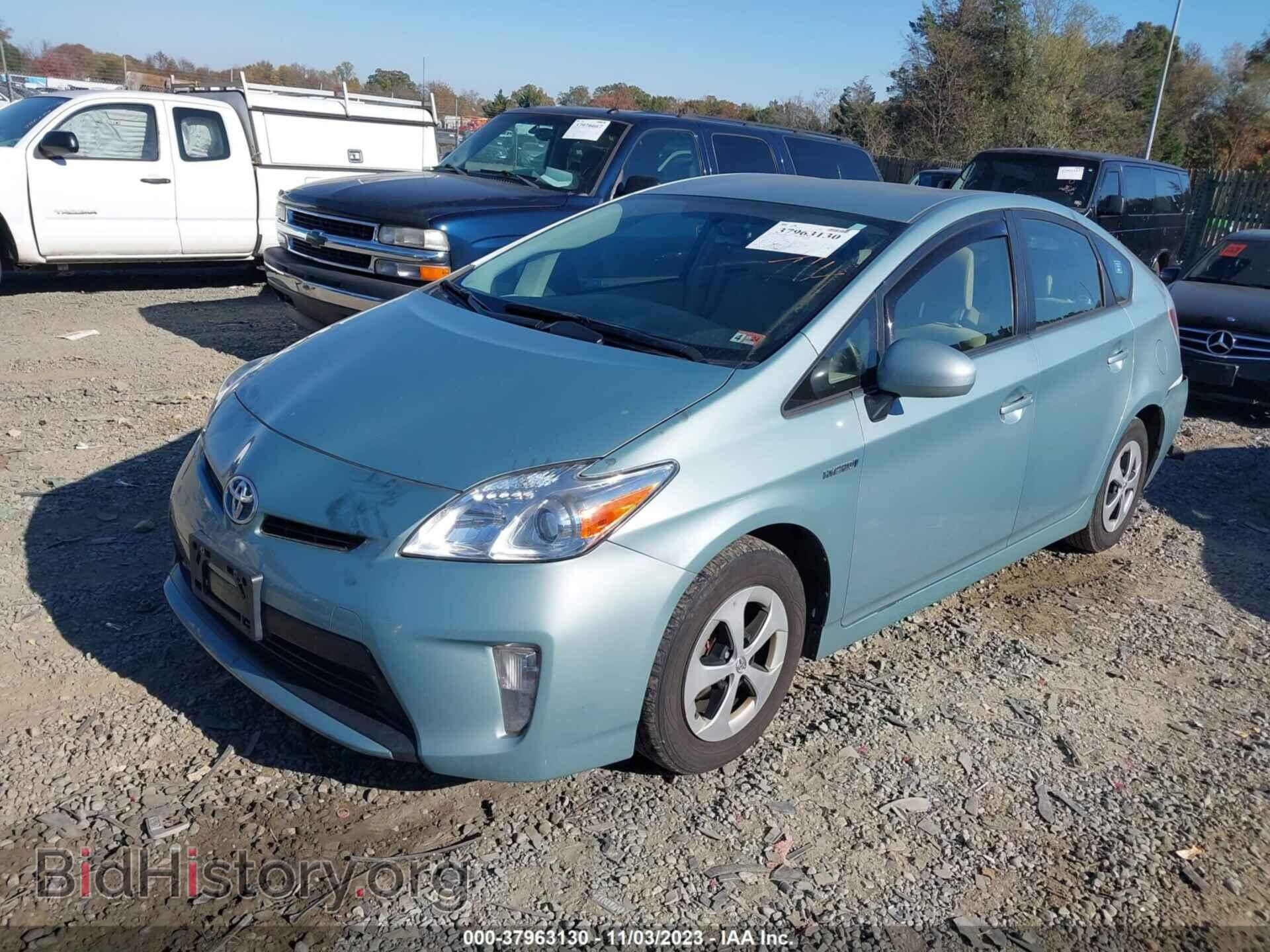 2014 TOYOTA PRIUS - VIN: JTDKN3DU8E1858228 - Фото 2