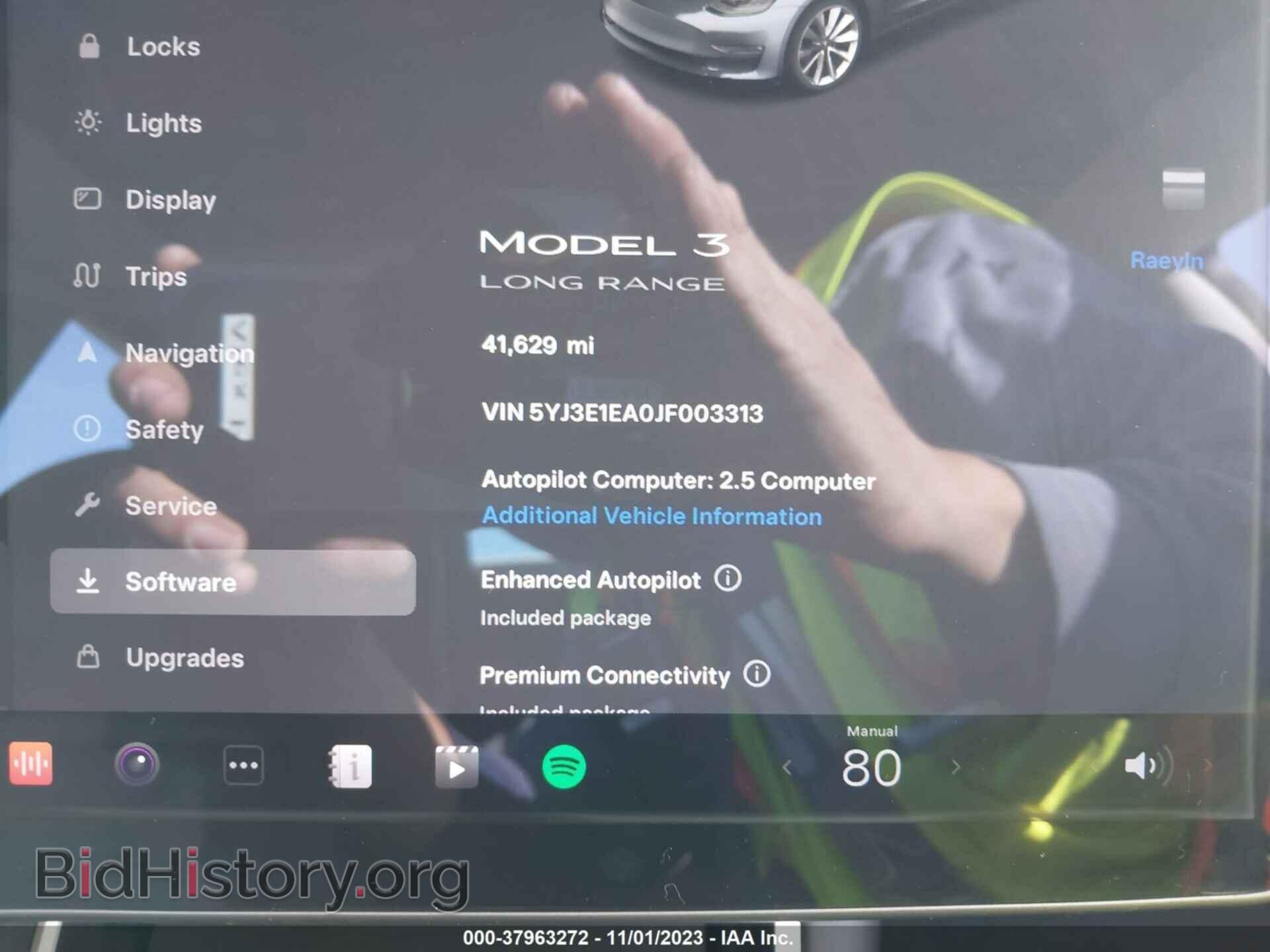 2018 TESLA MODEL 3 - VIN: 5YJ3E1EA0JF003313 - Фото 9