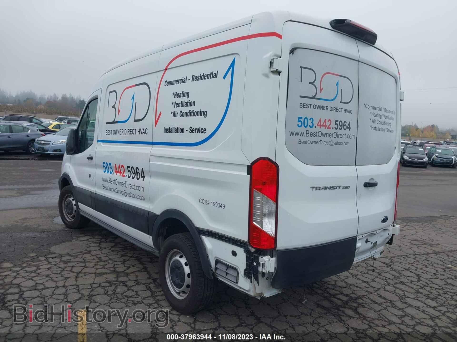 2019 FORD TRANSIT-250 - VIN: 1FTYR1CM6KKA92803 - Фото 3