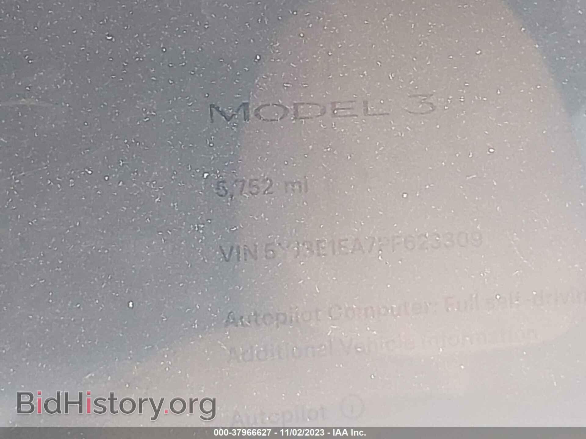 2023 TESLA MODEL 3 - VIN: 5YJ3E1EA7PF623309 - Фото 15