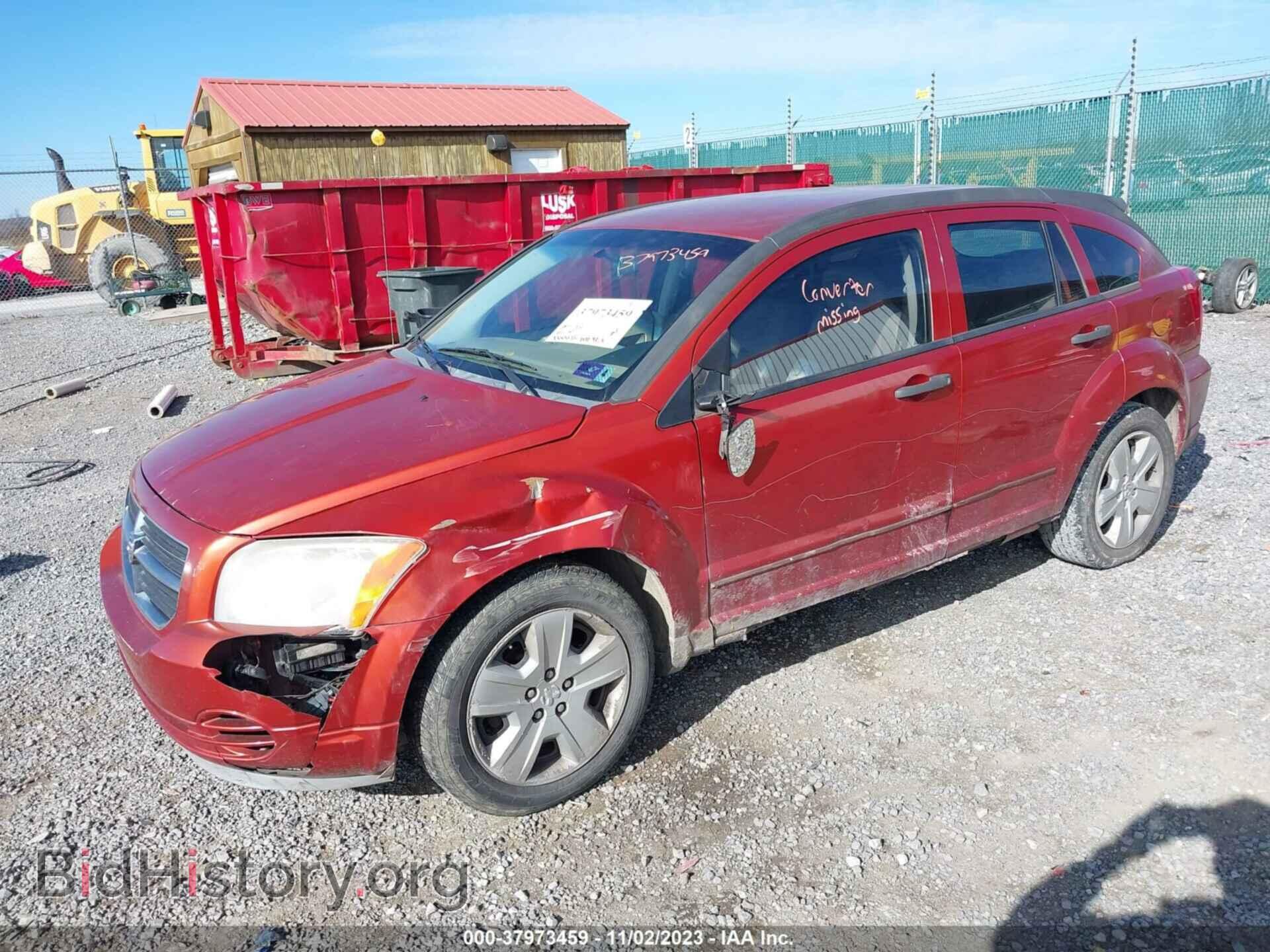 2007 DODGE CALIBER - VIN: 1B3HB48B57D344910 - Фото 2