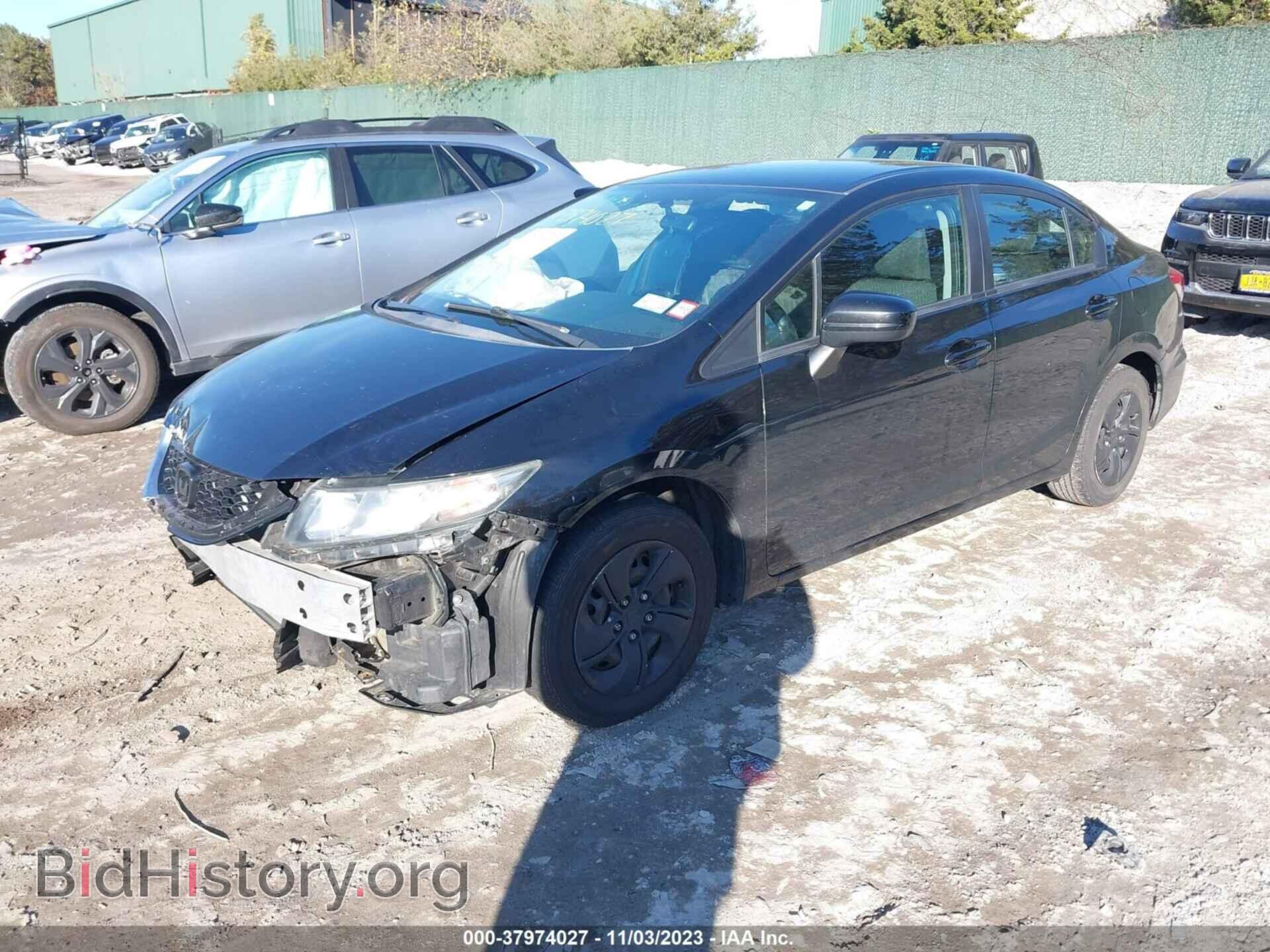 2014 HONDA CIVIC - VIN: 19XFB2F52EE001555 - Фото 2