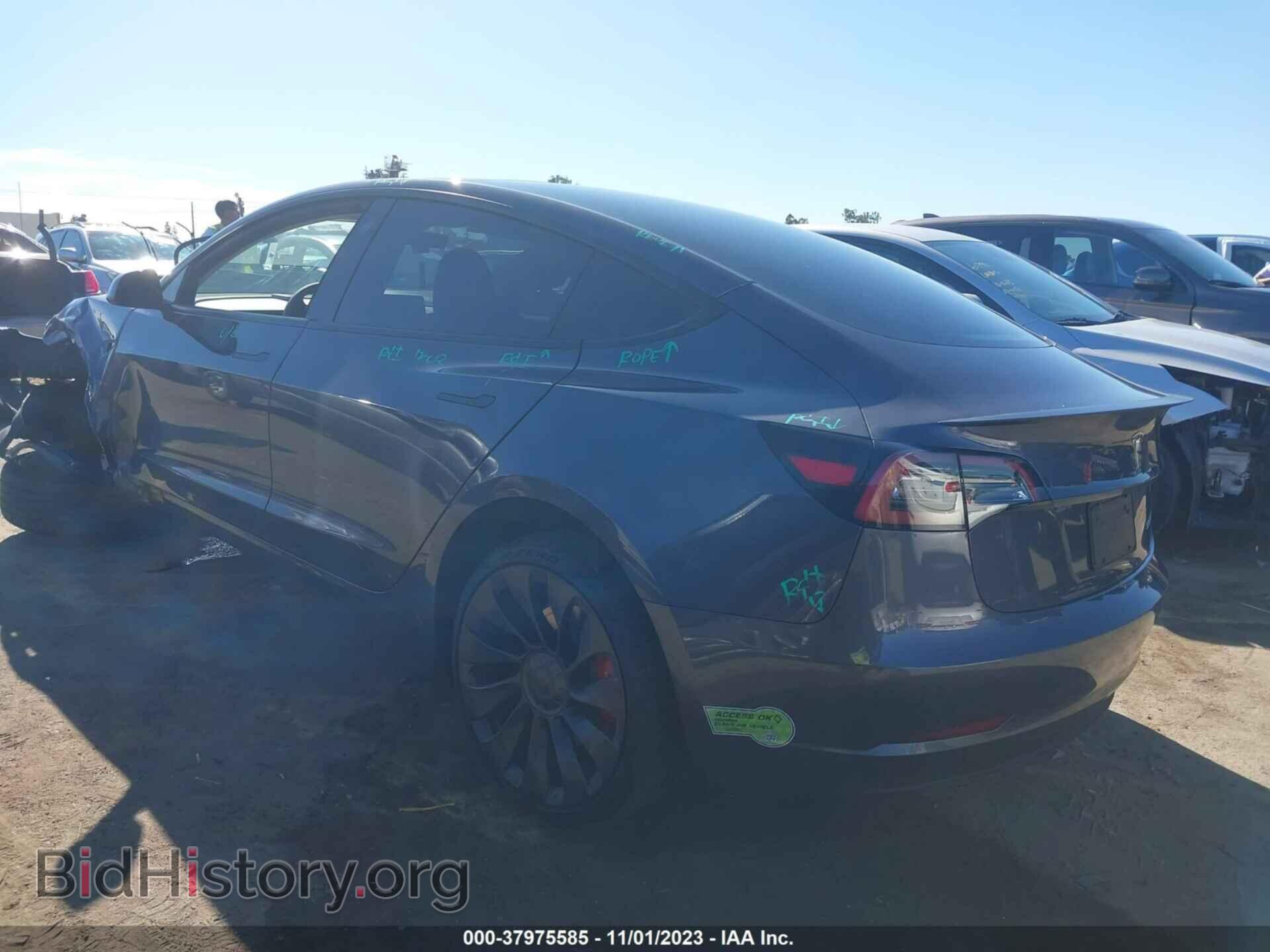 2023 TESLA MODEL 3 - VIN: 5YJ3E1ECXPF583132 - Фото 3